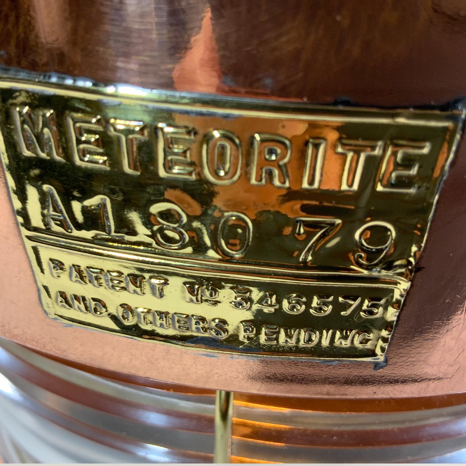 Laccato Lanterna a testa d'albero per navi in rame di Meteorite of England in vendita