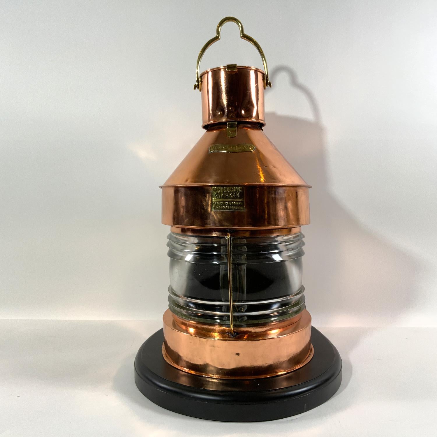 Copper Ships Masthead Lantern by Meteorite of England For Sale 2