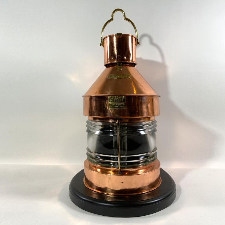 Copper Ships Masthead Lantern by Meteorite of England For Sale at 1stDibs