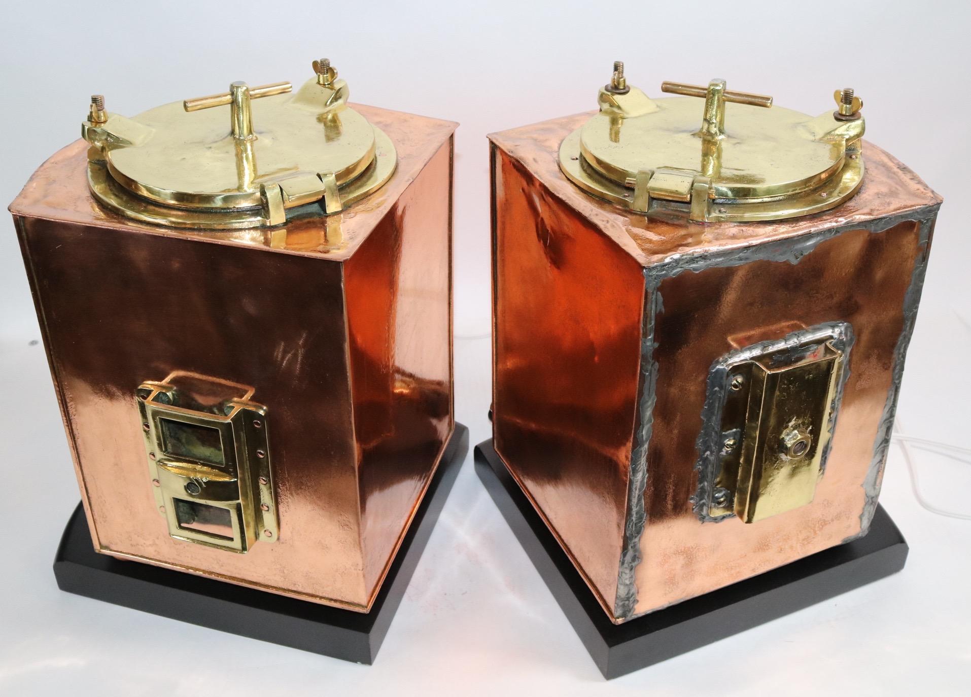 Copper Ships Port and Starboard Lanterns 1