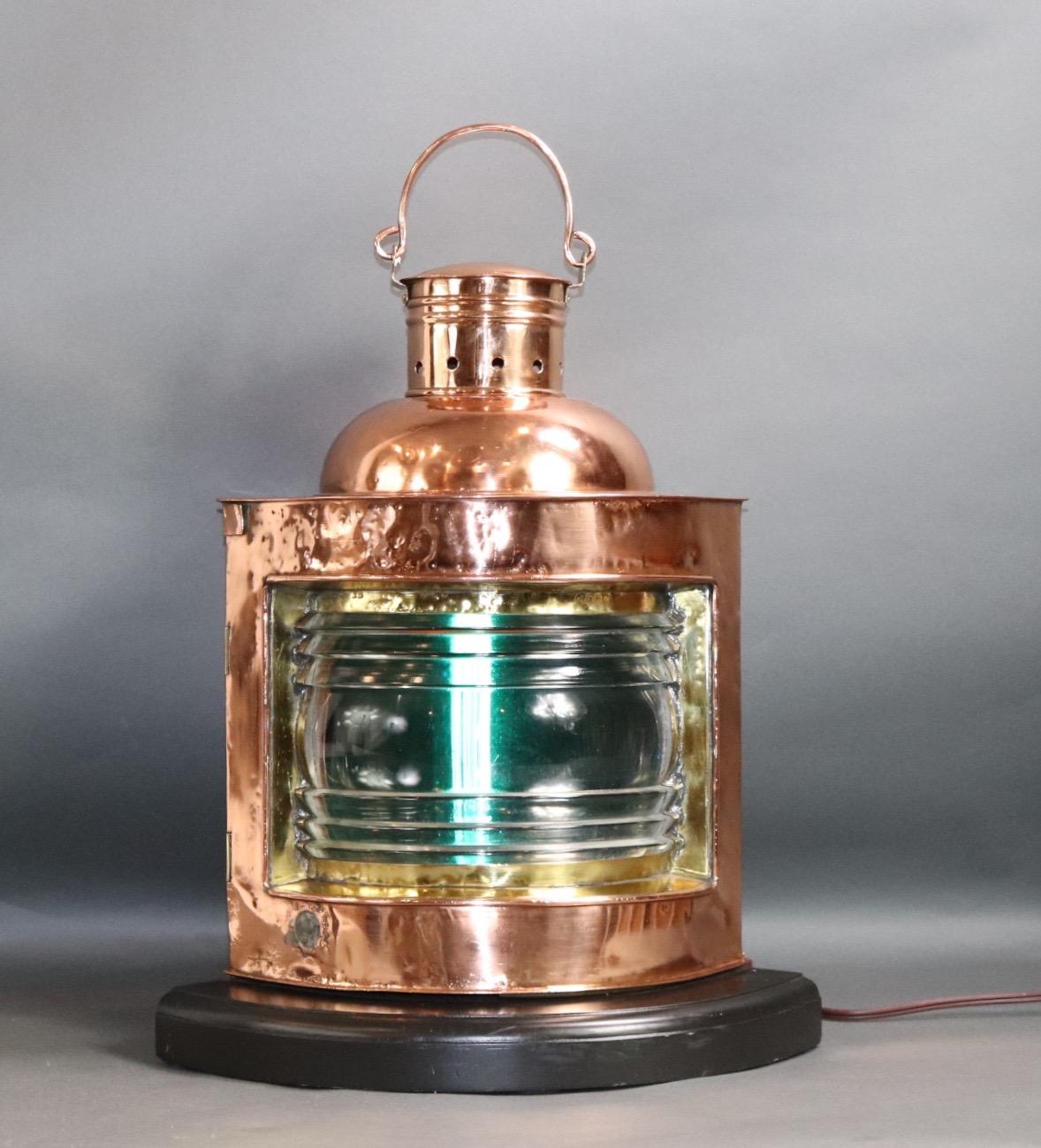copper trawler lantern