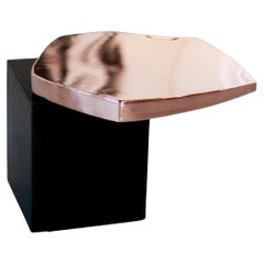 Table d'appoint en cuivre de Pol Quadens