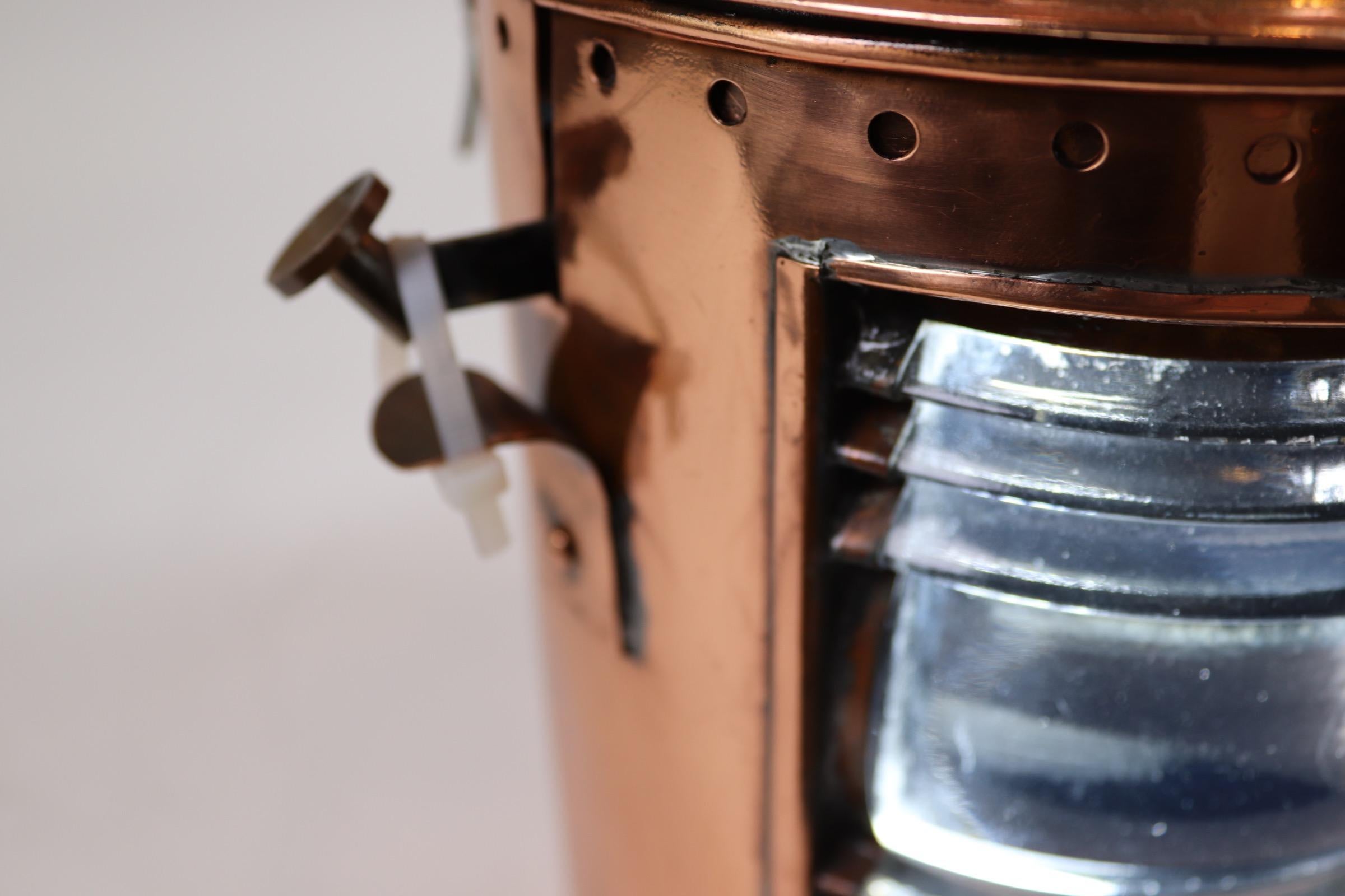 Copper Signal Lantern by Davey of London For Sale 1