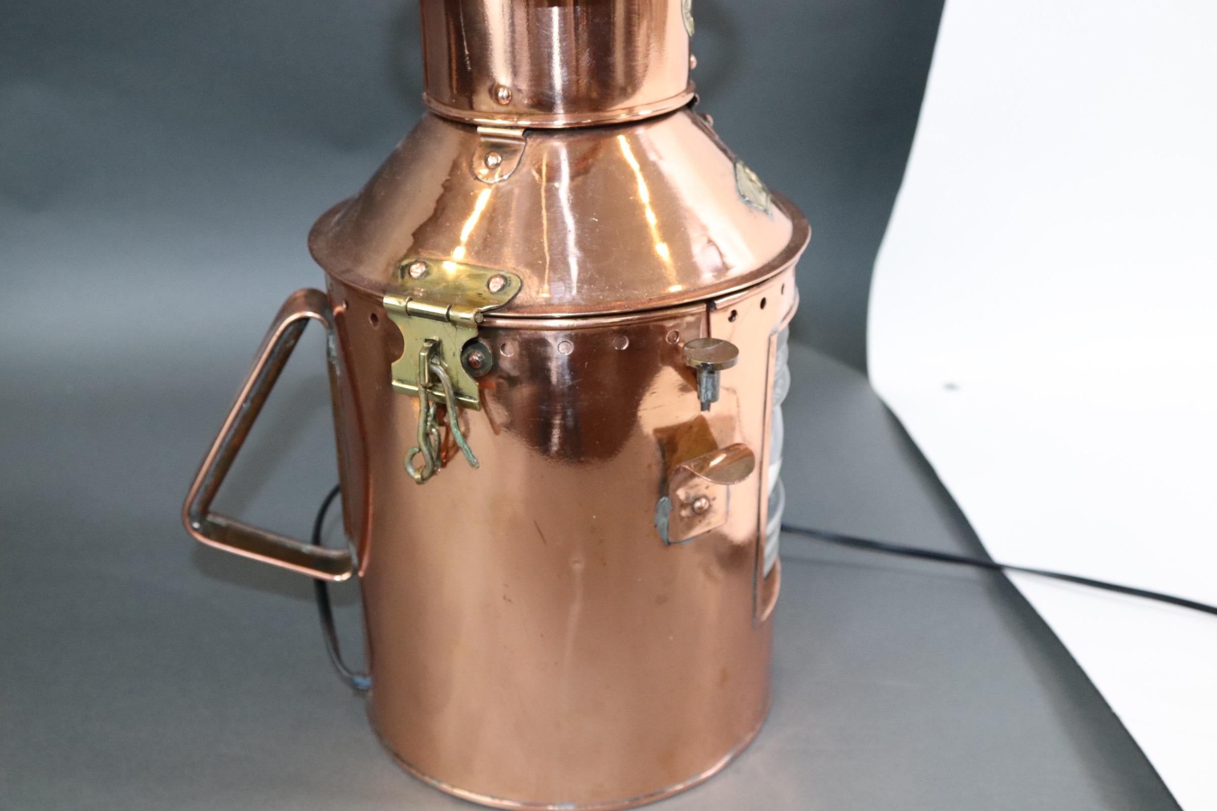 Copper Signal Lantern by Davey of London For Sale 4