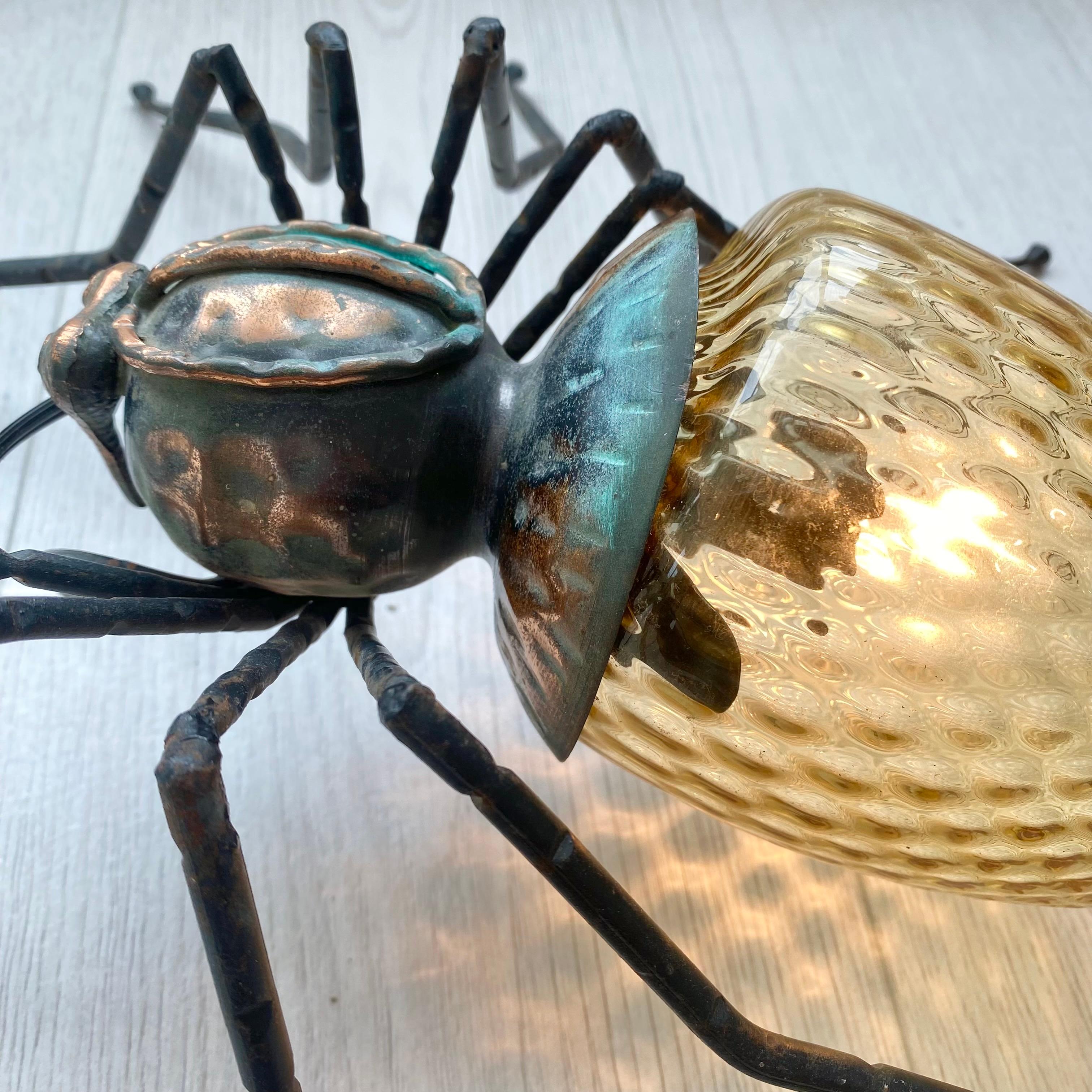 Applique araignée en cuivre, Italie, années 1960 en vente 5