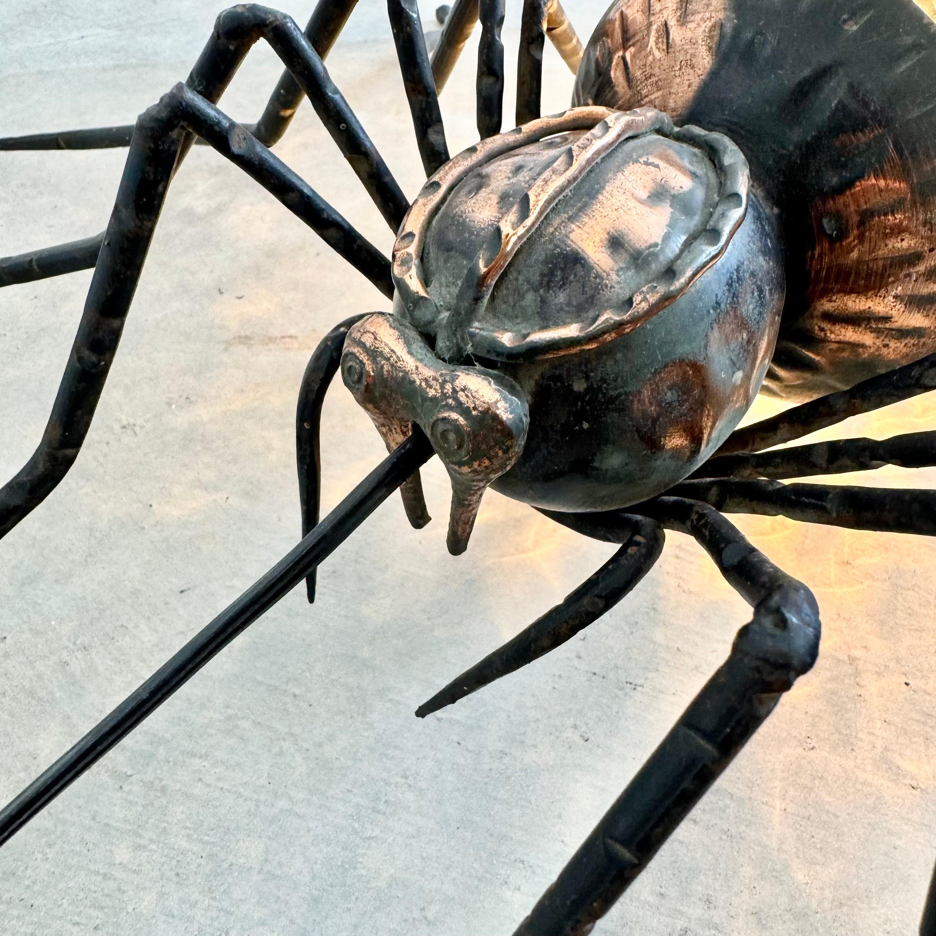 Copper Spider Sconce, 1960s Italy In Good Condition For Sale In Los Angeles, CA