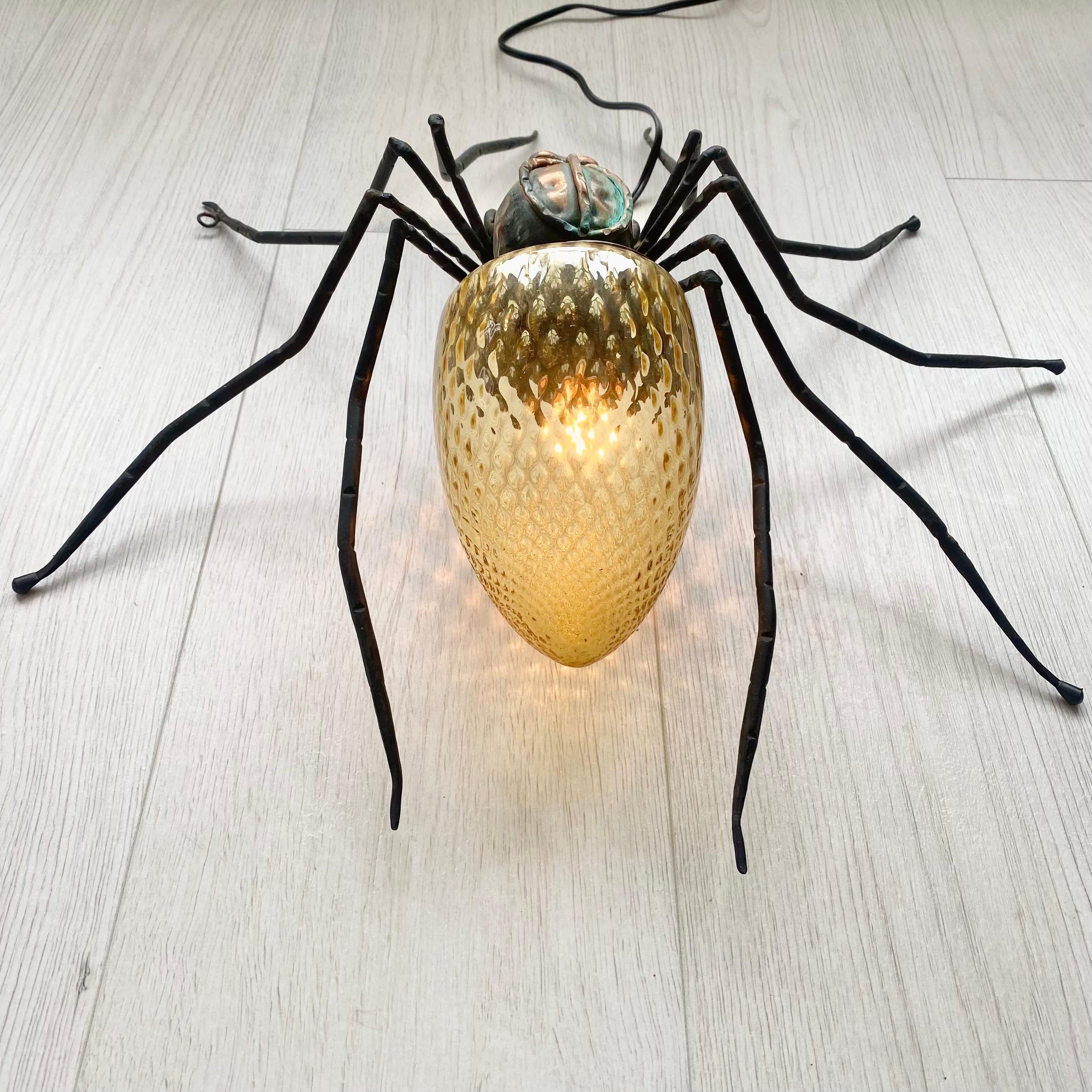 Milieu du XXe siècle Applique araignée en cuivre, Italie, années 1960 en vente
