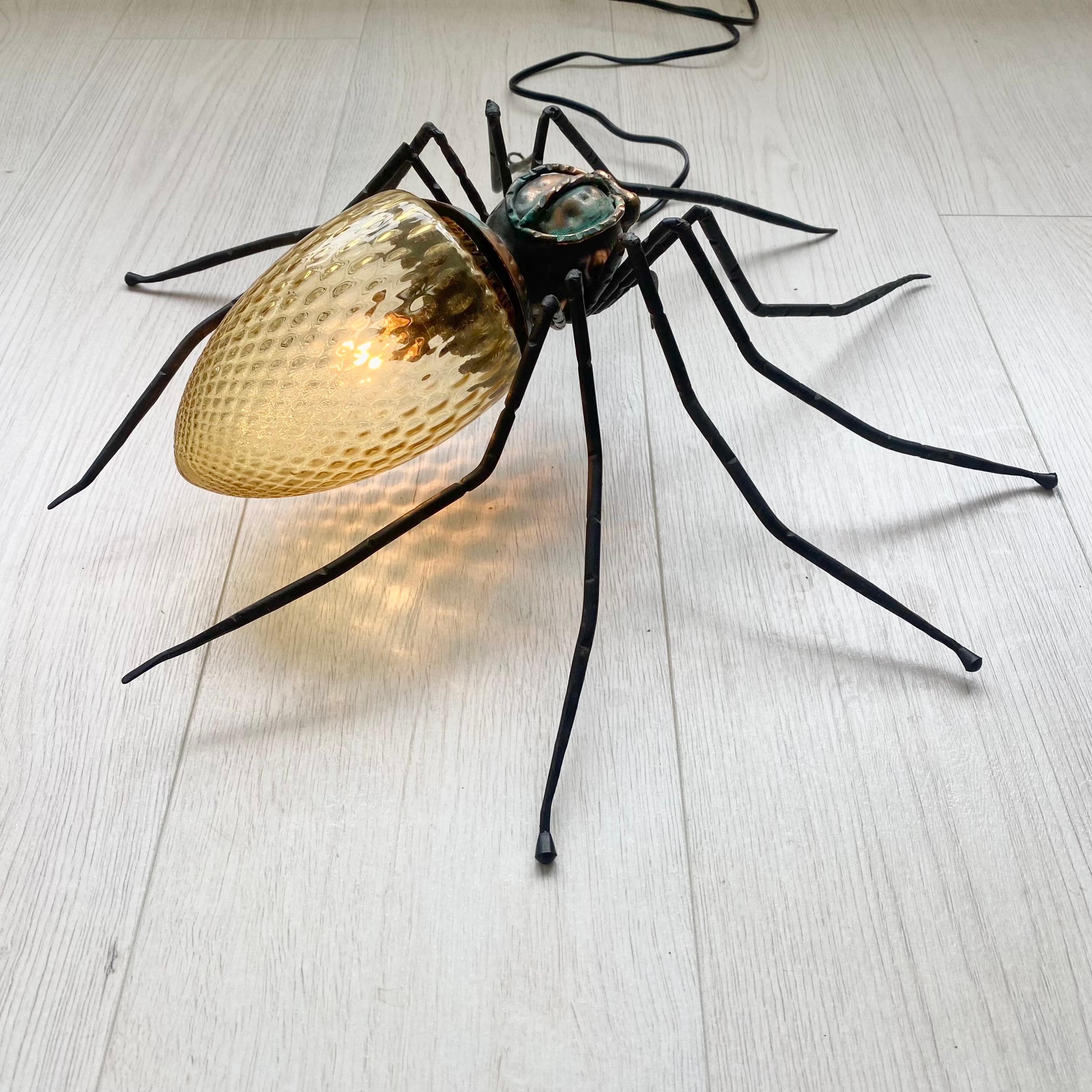 Métal Applique araignée en cuivre, Italie, années 1960 en vente