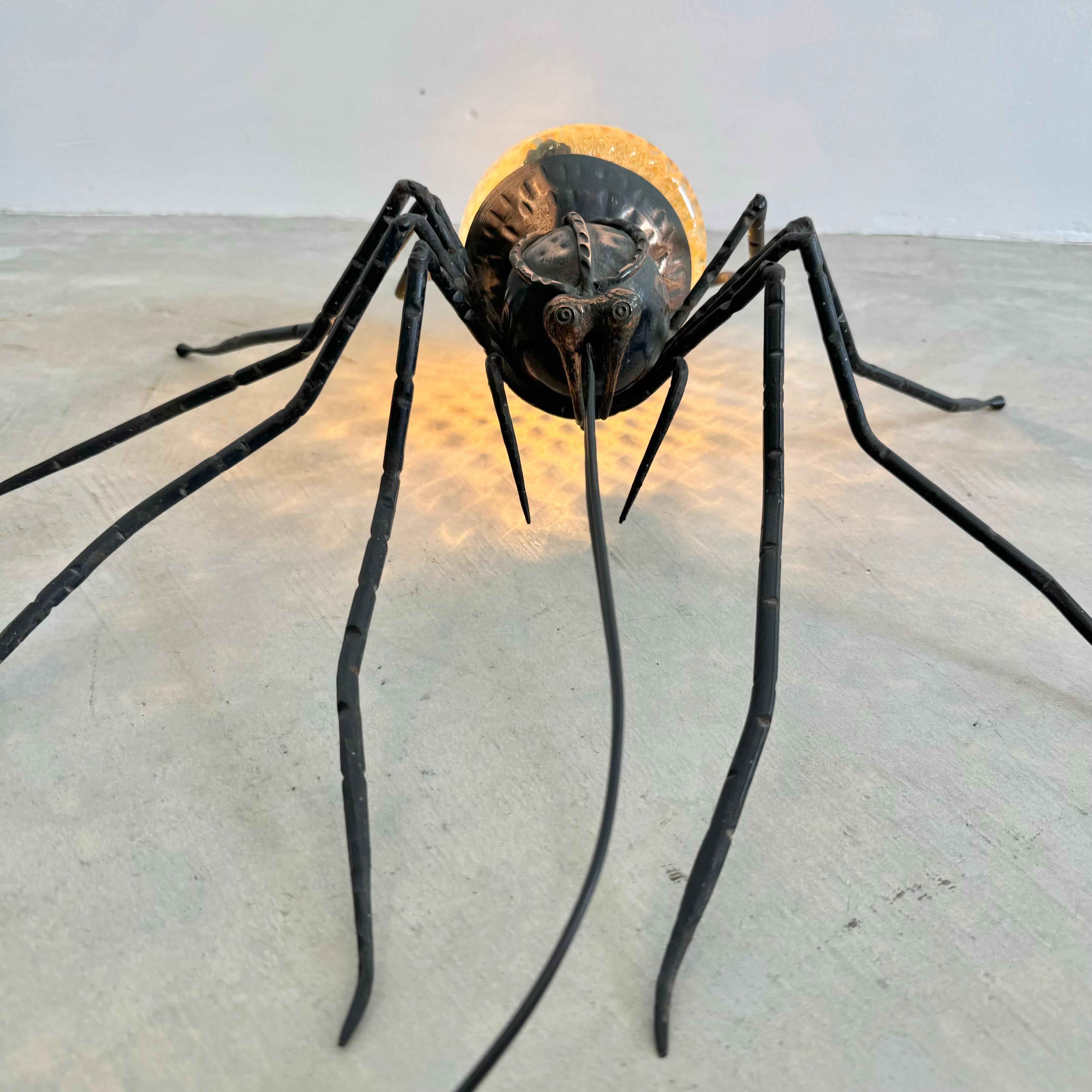 Copper Spider Sconce, 1960s Italy For Sale 1