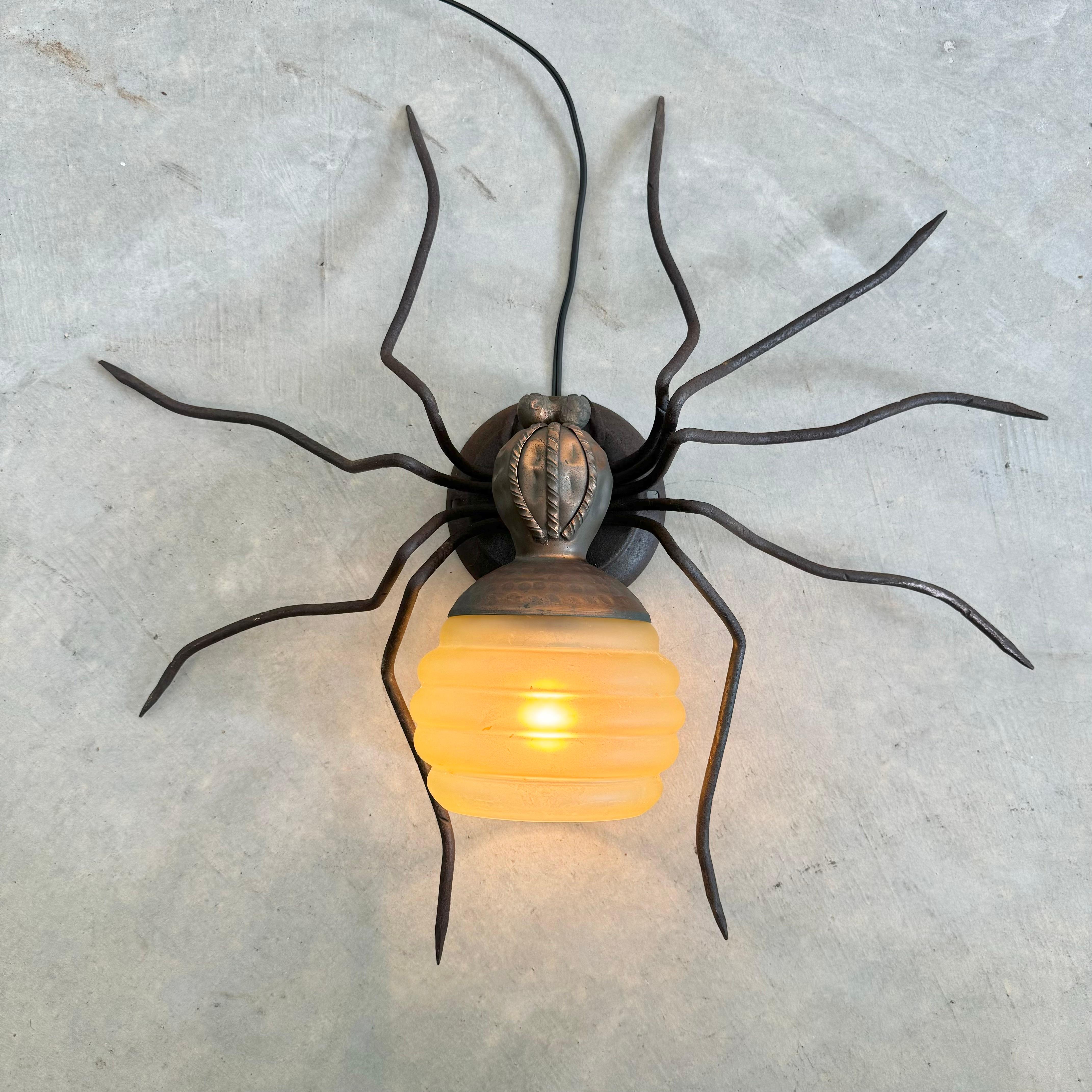 Lámpara araña de cobre, años 60 Italia en venta 1