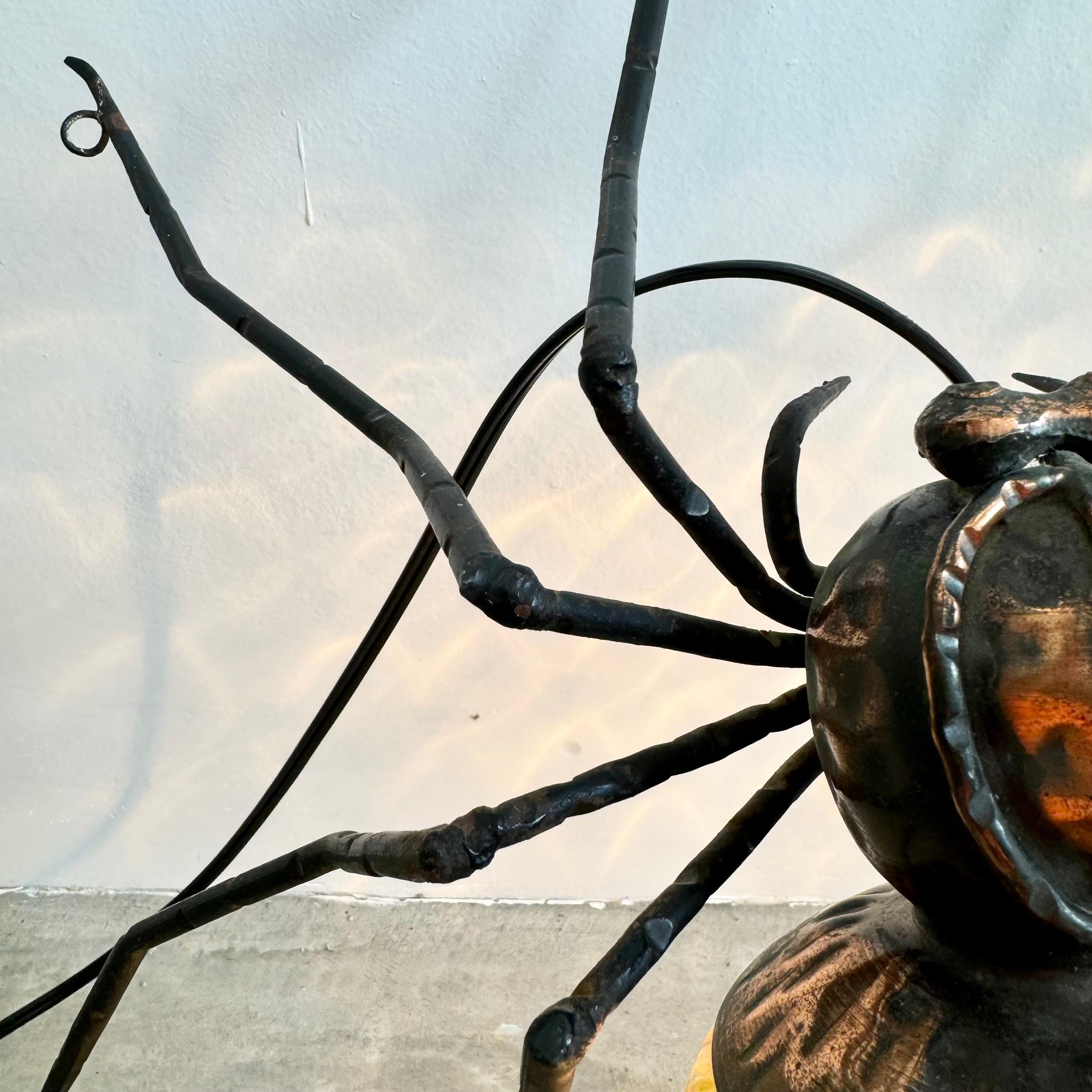 Copper Spider Sconce, 1960s Italy For Sale 3