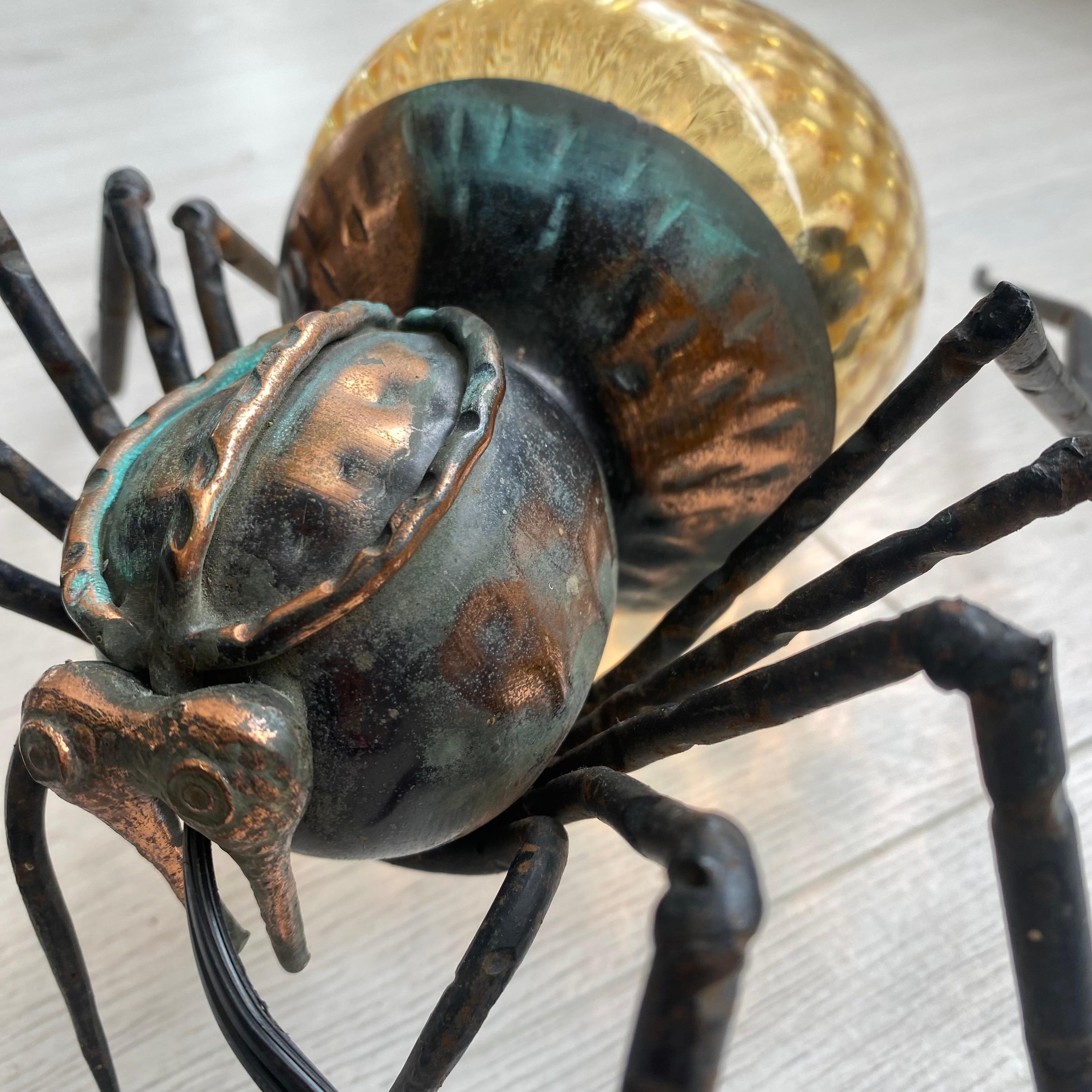 Applique araignée en cuivre, Italie, années 1960 en vente 3