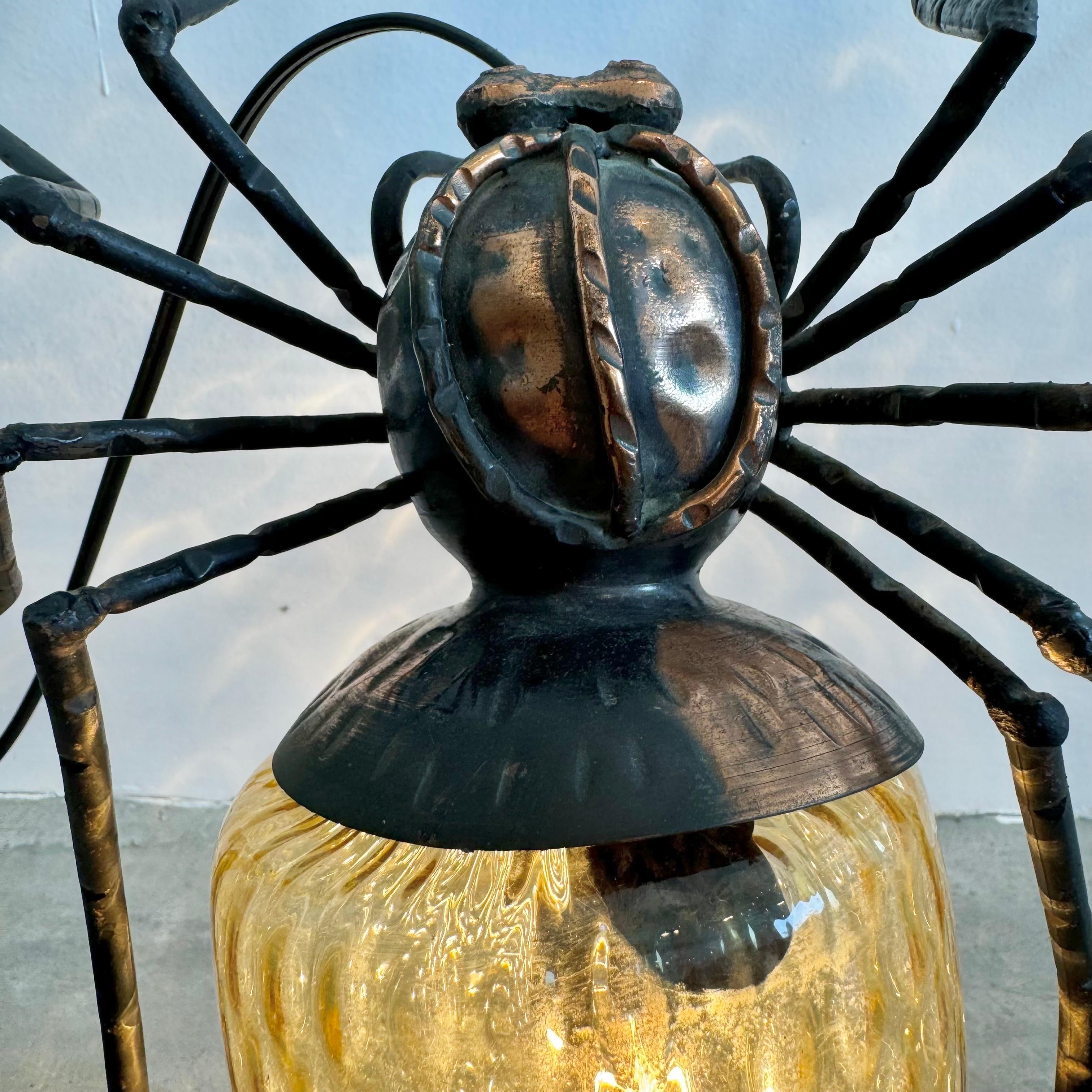 Copper Spider Sconce, 1960s Italy For Sale 4