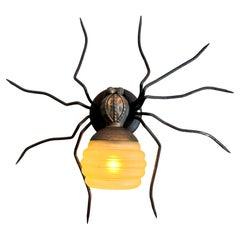Vintage Copper Spider Sconce, 1960s Italy