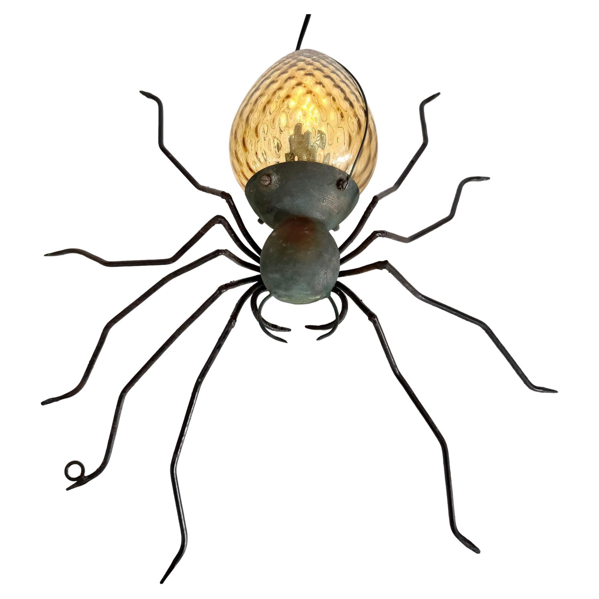 Copper Spider Sconce, 1960s Italy