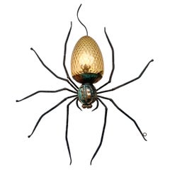 Applique araignée en cuivre, Italie, années 1960