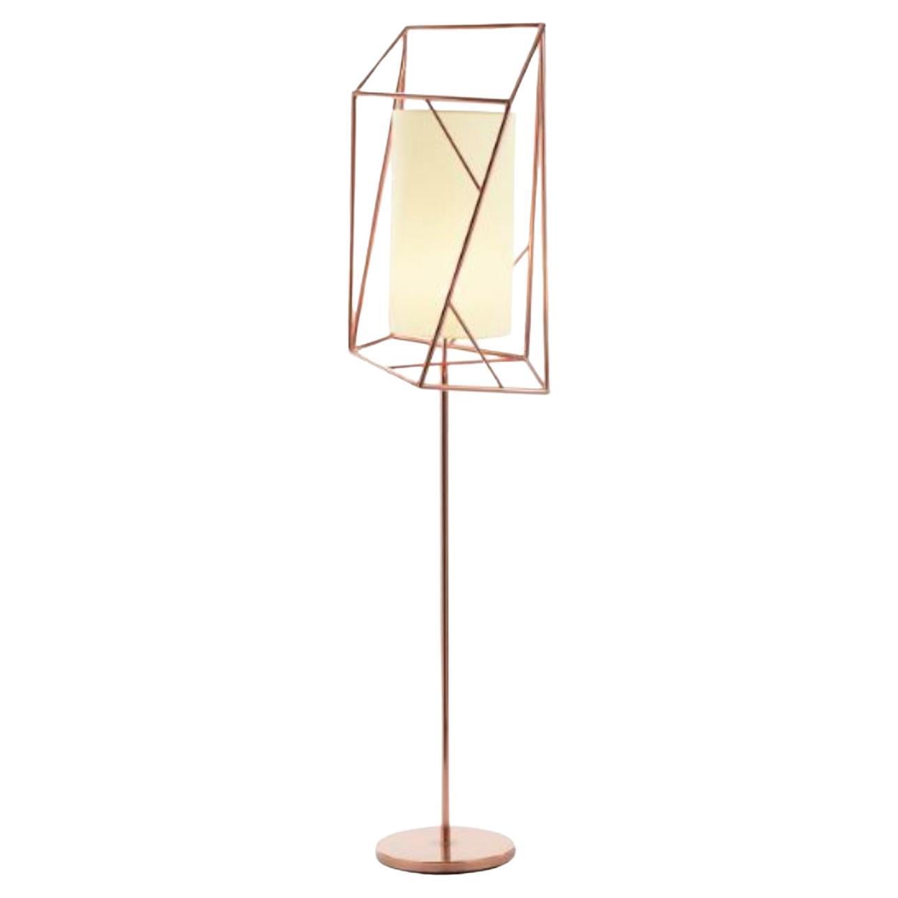 Early Copper Floor Lamp by Lyhne Lamp Company at 1stDibs