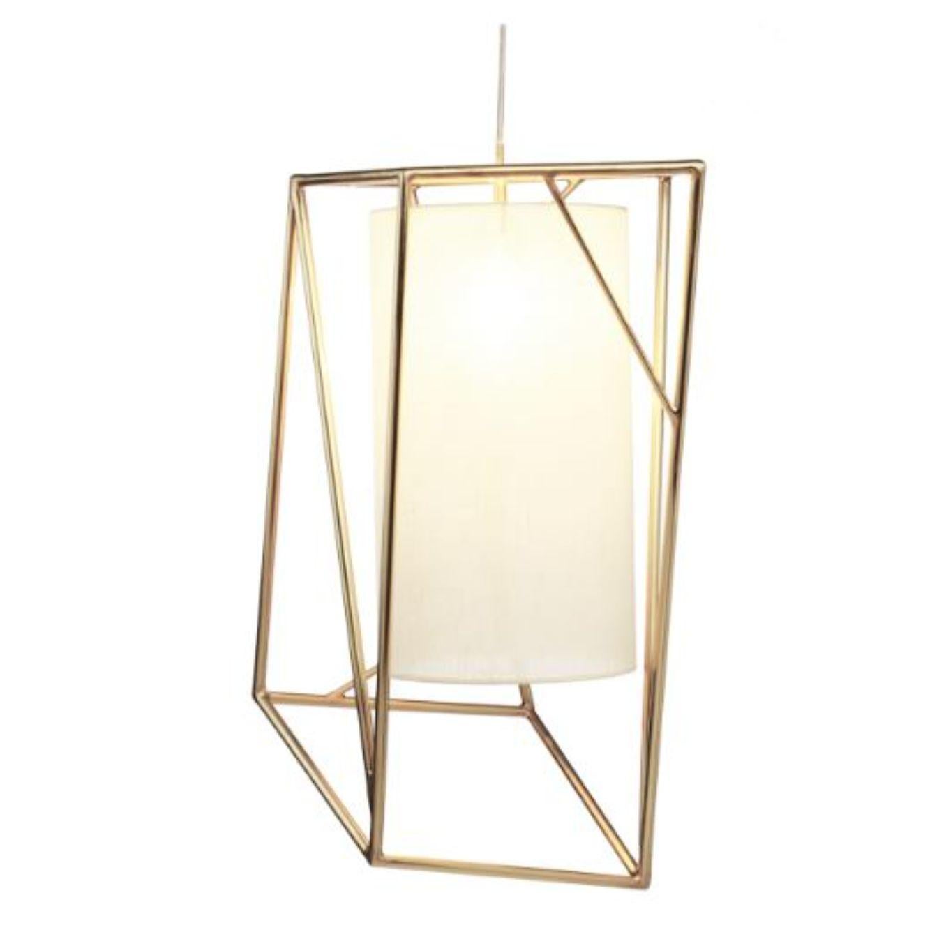 Modern Copper Star II Suspension Lamp by Dooq For Sale