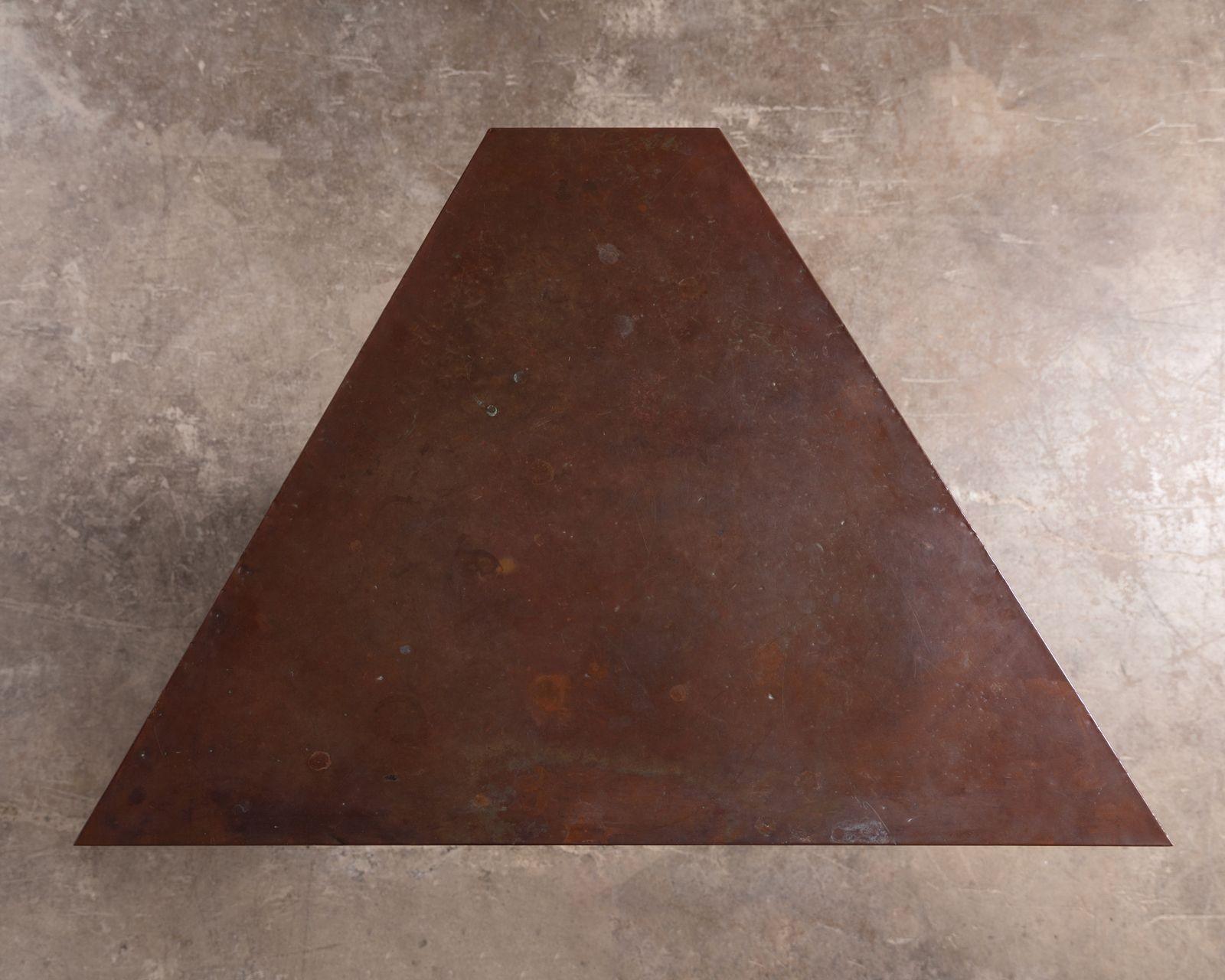 Copper Table by Frank Lloyd Wright, 1956 For Sale 7
