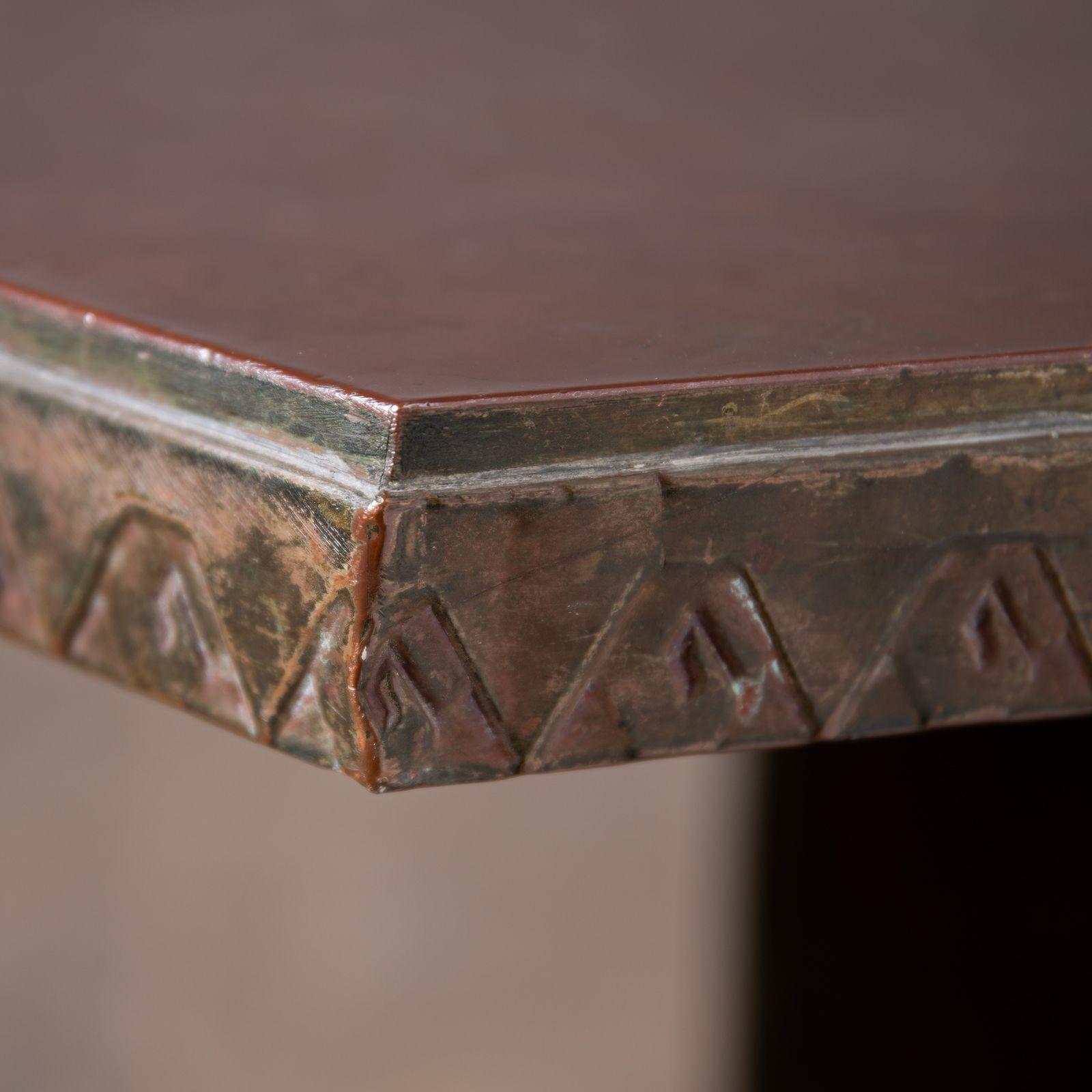 Copper Table by Frank Lloyd Wright, 1956 For Sale 8