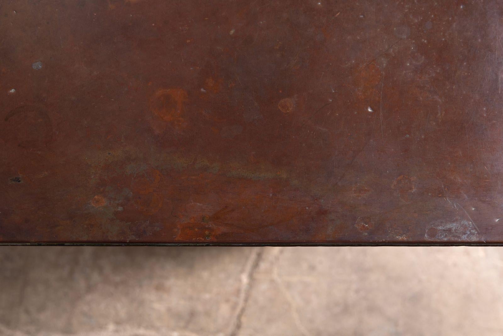 Copper Table by Frank Lloyd Wright, 1956 For Sale 11