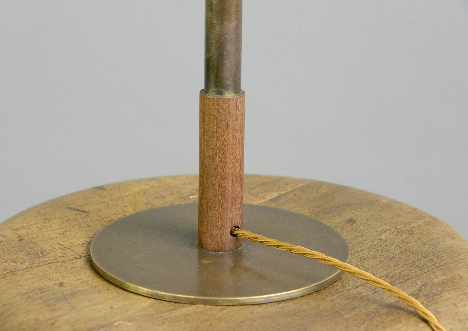 Danish Copper Table Lamp by Fog & Morup, Circa 1930s