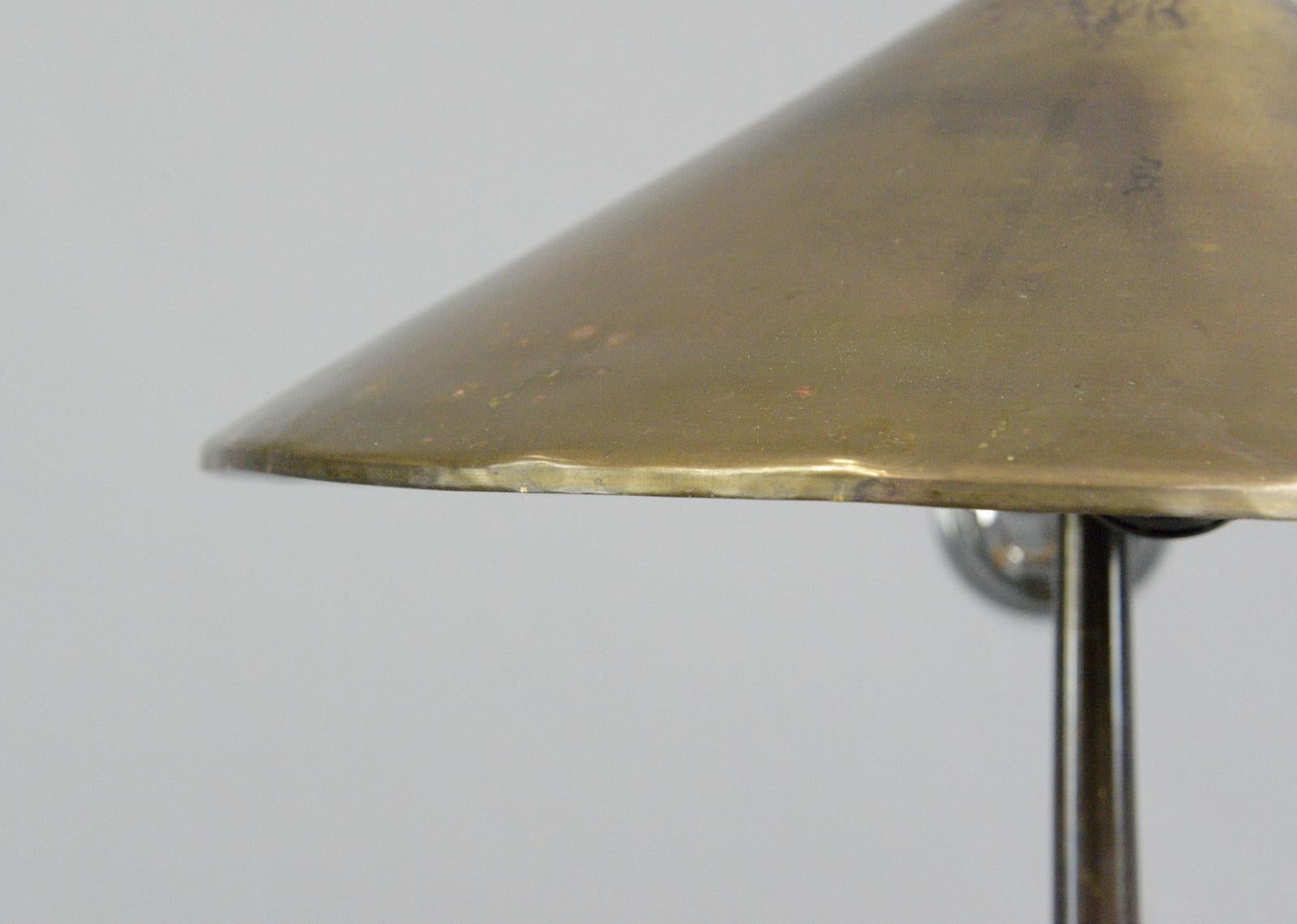 Mid-20th Century Copper Table Lamp by Fog & Morup, Circa 1930s