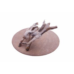 Copper Tabletop Male Nude Body Sculpture