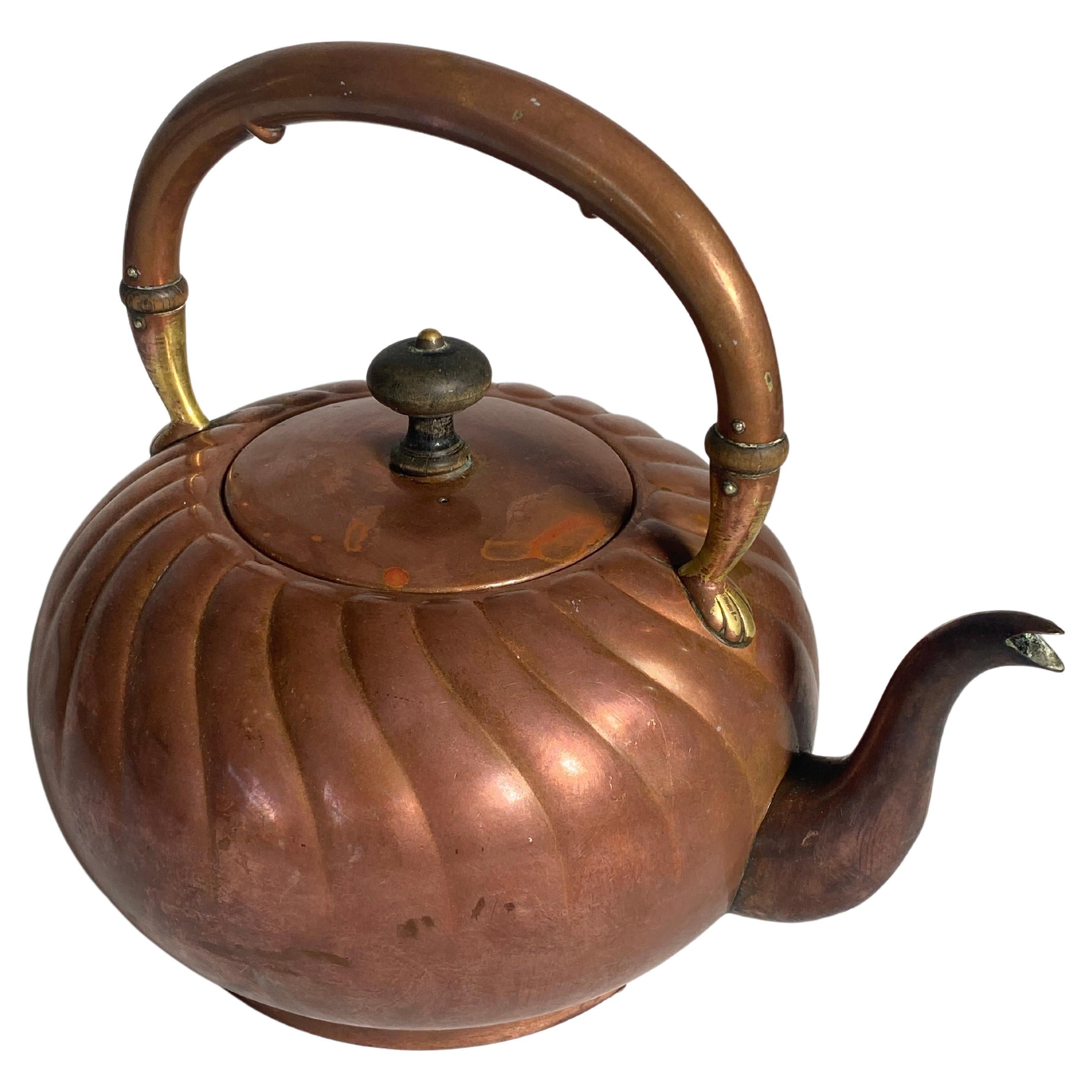 Copper TeaPot, Austria, circa 1900