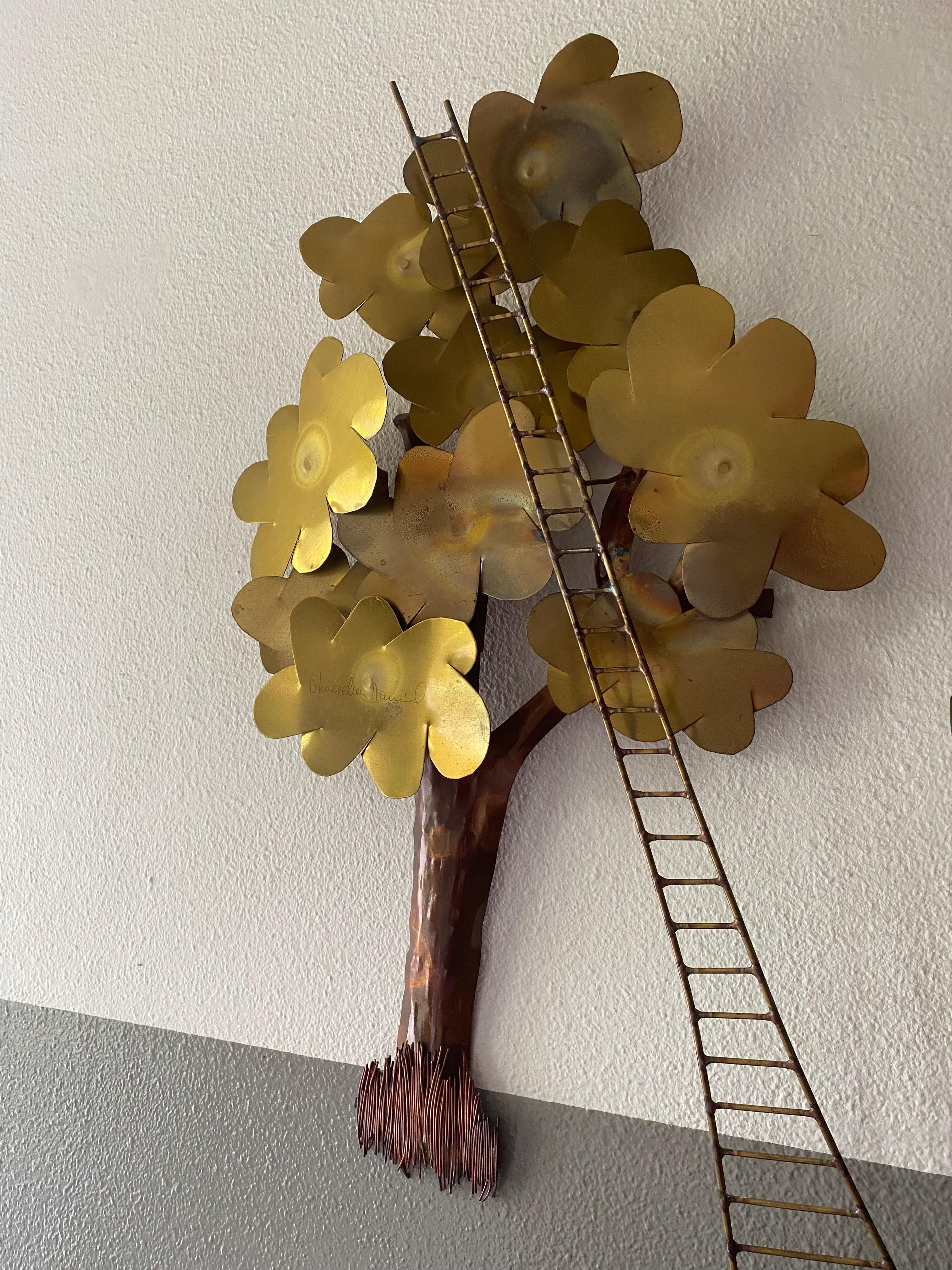 Fatto a mano Albero scultura in rame di Daniel d'Haeseleer in vendita