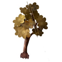 Vintage Copper Tree Sculpture by Daniel D’haeseleer