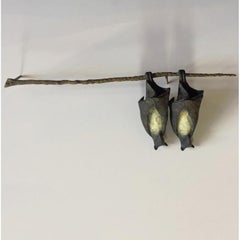 Bat Pair on Branch (Right)