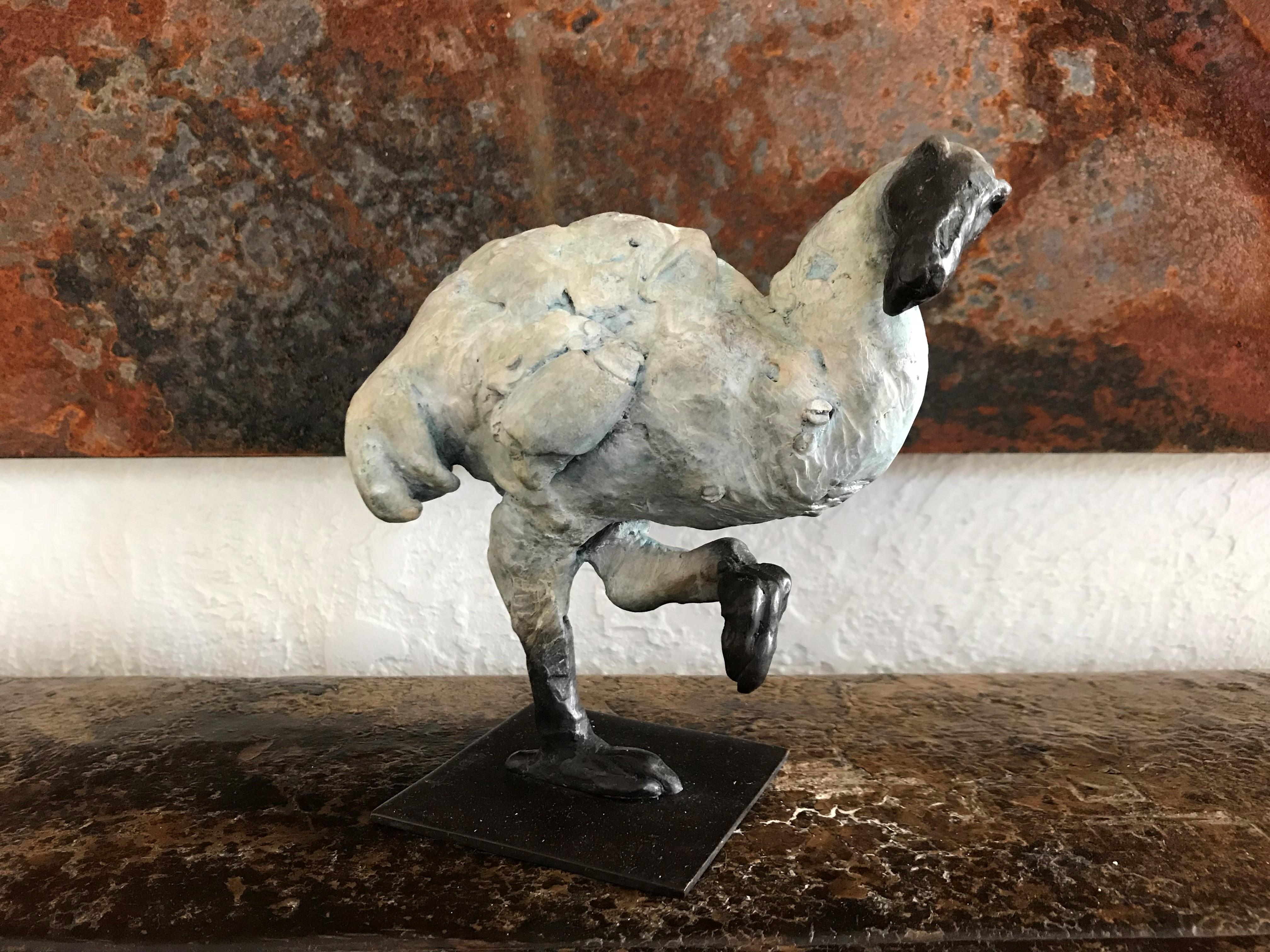 Copper Tritscheller Figurative Sculpture - Dodo Bird Small