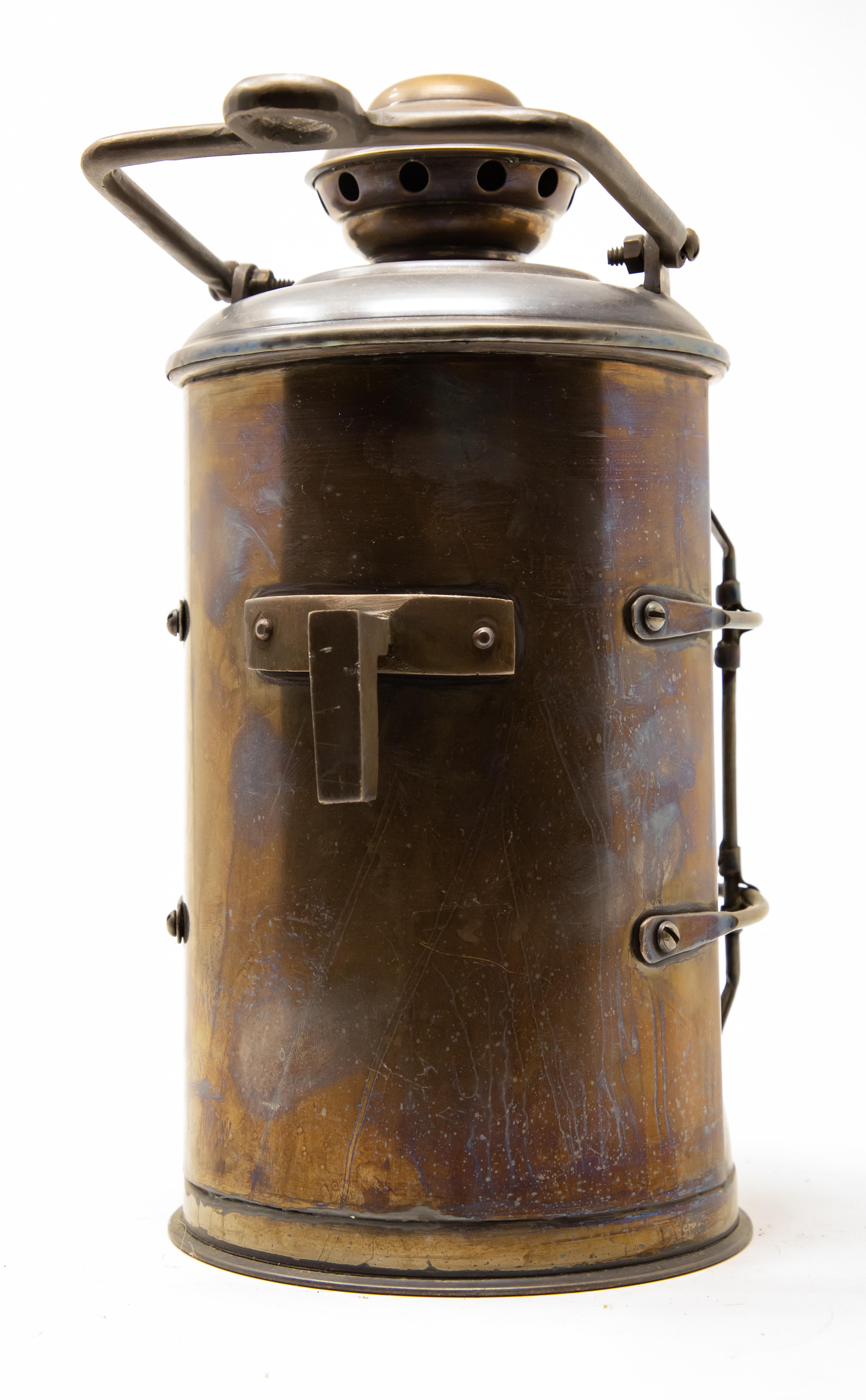 20th Century Copper Tung Woo Ship Lantern