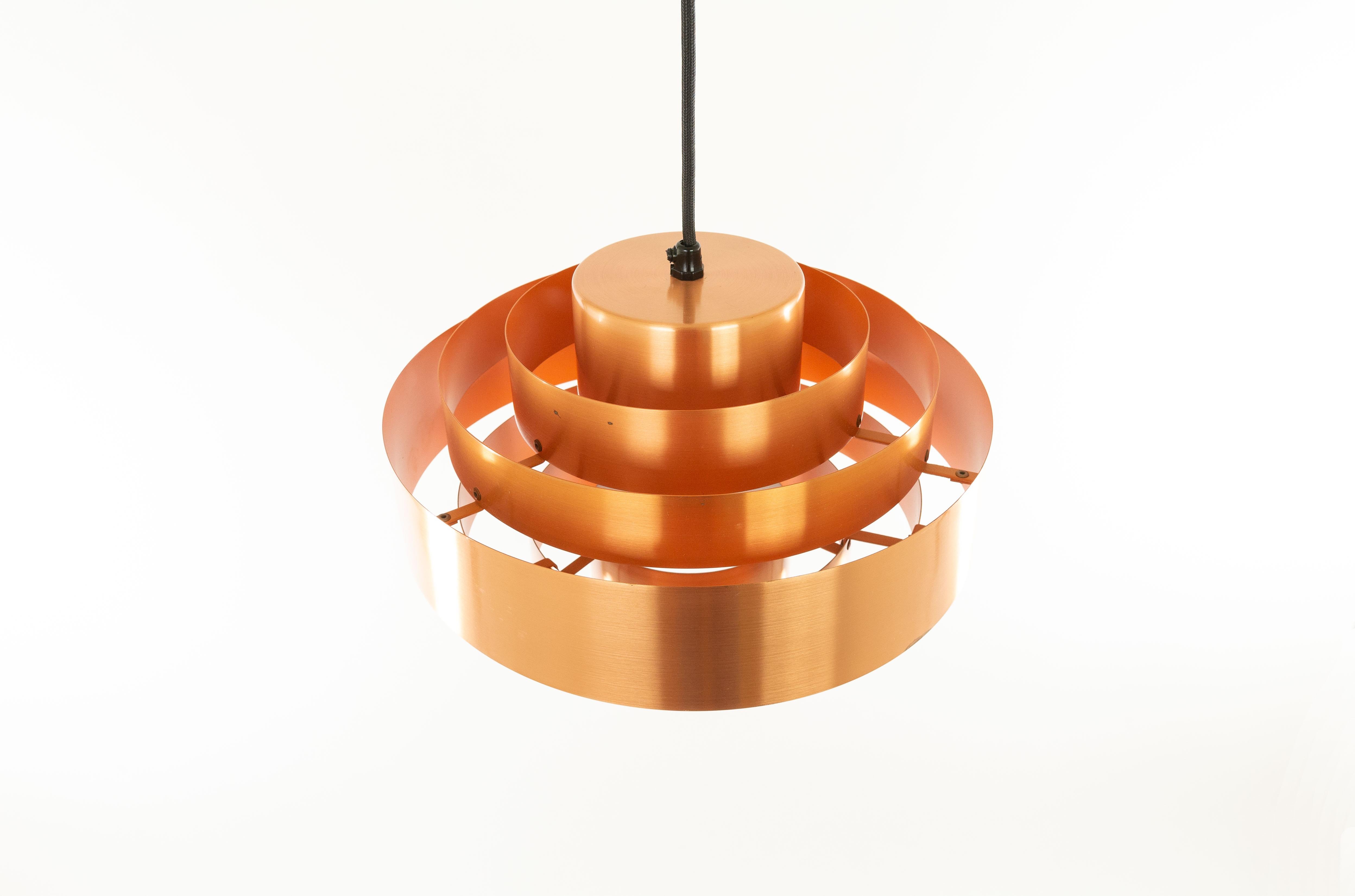 Copper Ultra Pendant by Jo Hammerborg for Fog & Mørup, 1960s (Dänisch)
