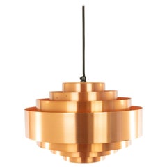 Copper Ultra Pendant by Jo Hammerborg for Fog 
Mørup, 1960s
