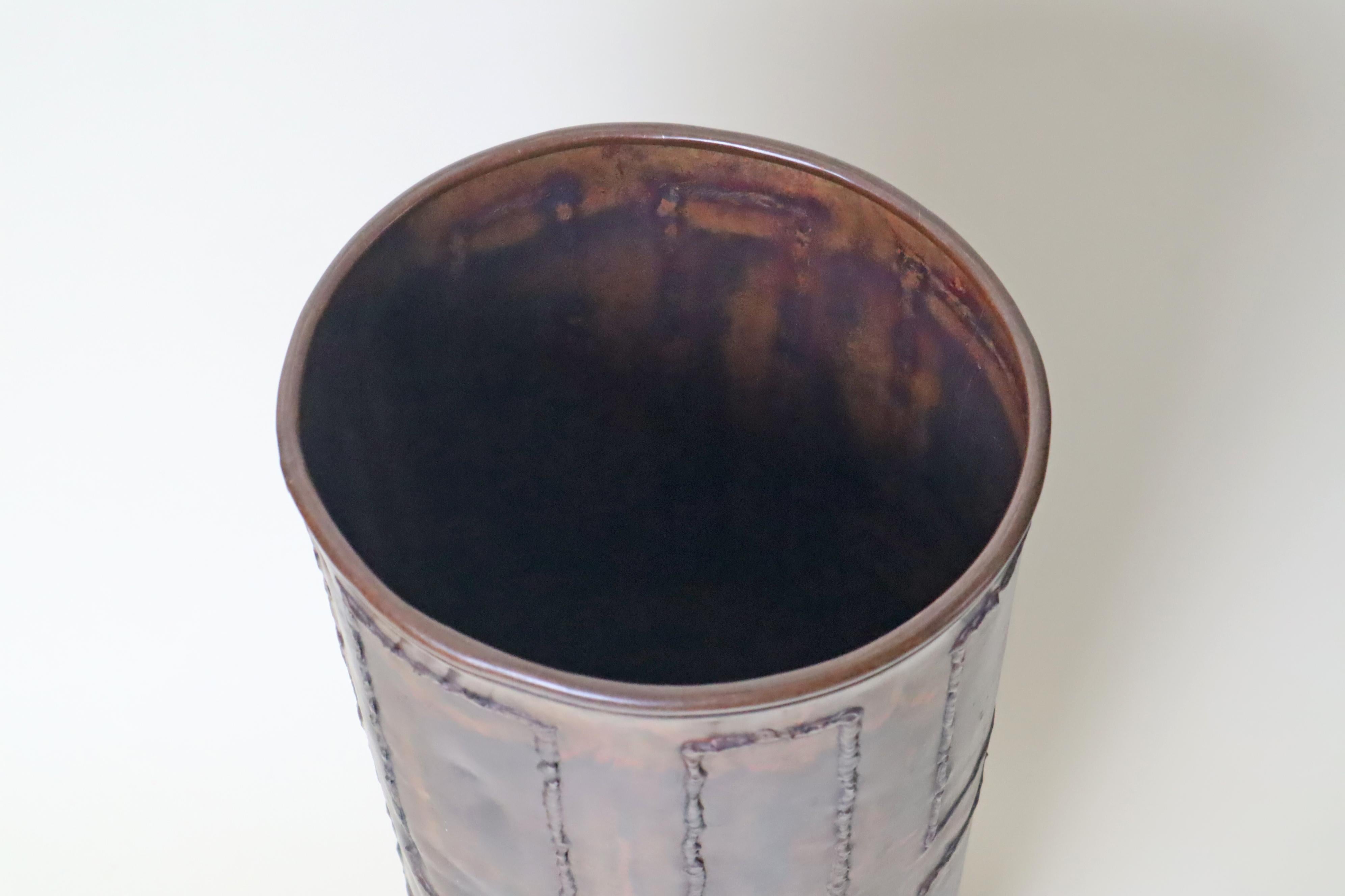 Portaombrelli in rame con marchio del produttore, Germania 1960 in vendita 5