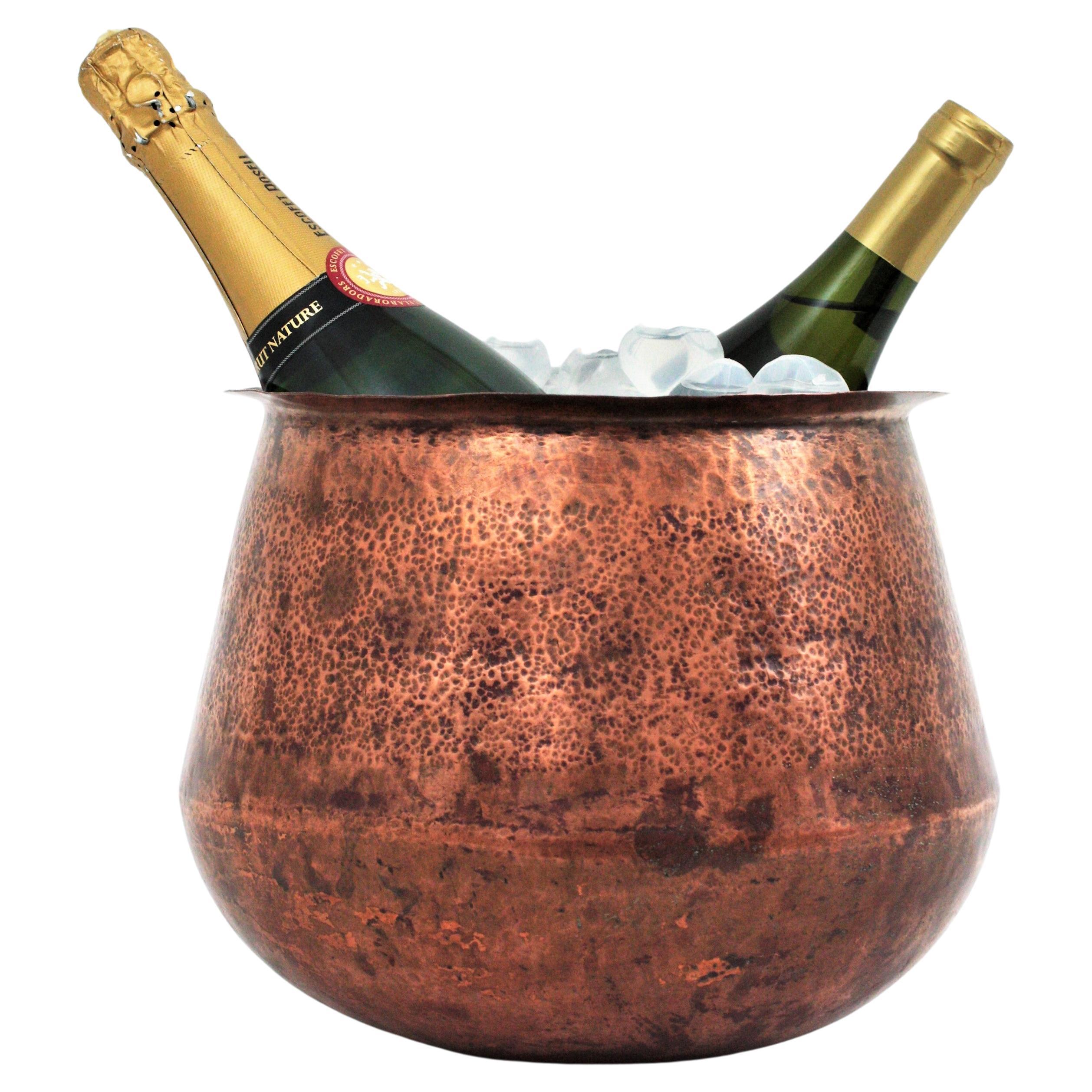Copper Vessel Champagne Cooler Ice Bucket
