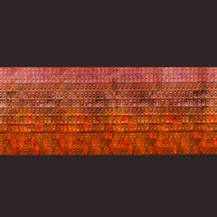 Copper Wall Panelling Cladding by Edit Oborzil, 1971 Art Object Panel