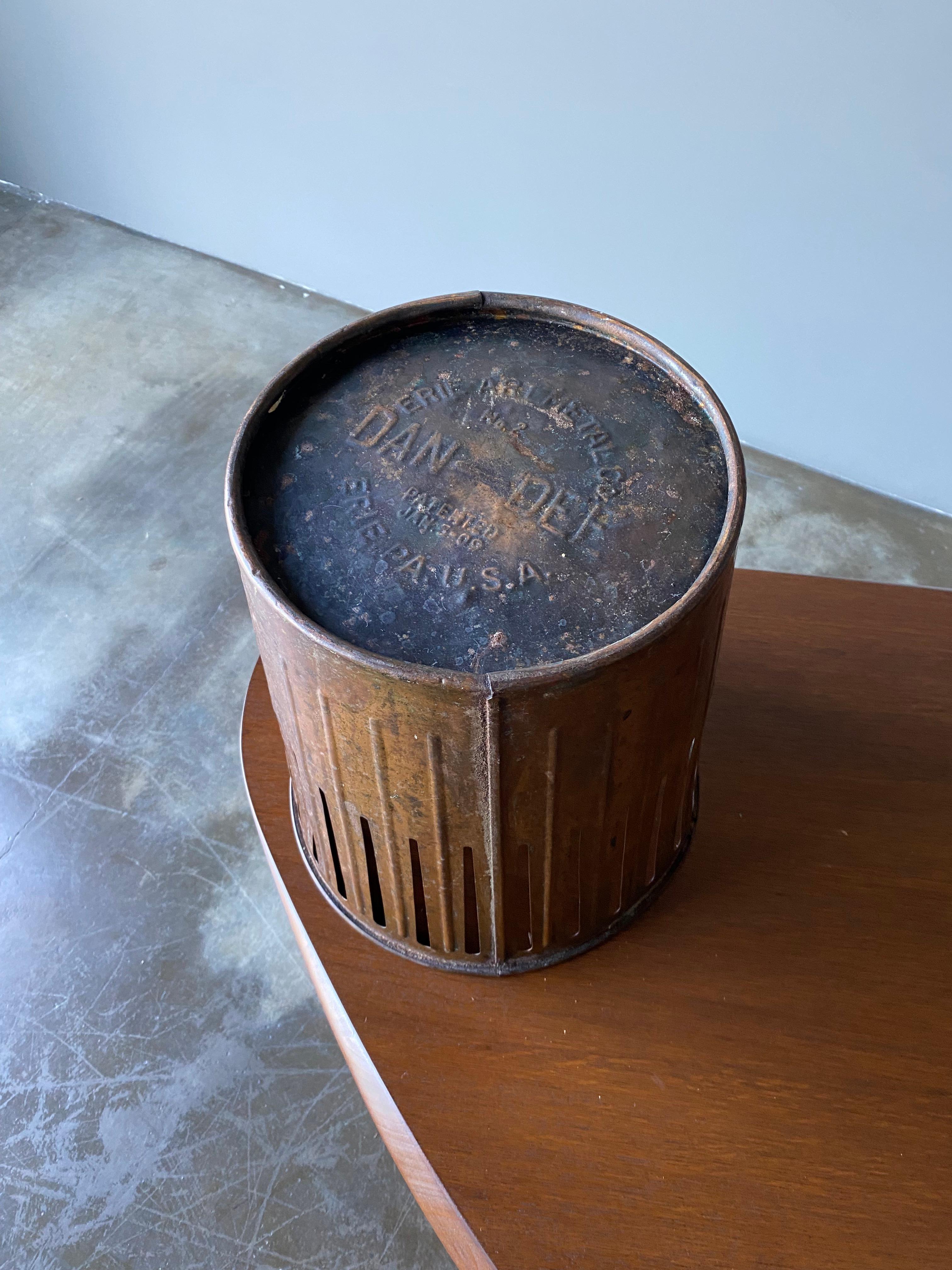 Copper Waste Basket by Erie Art Metal Co., 1920's 6