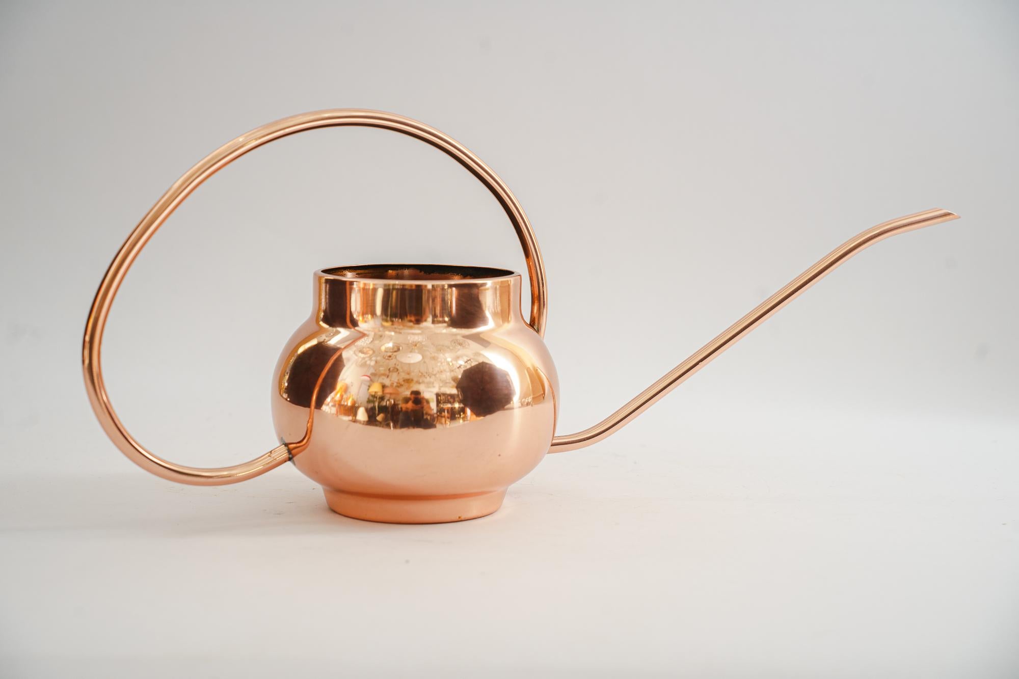 Austrian Copper Watering Can Around, 1950s For Sale