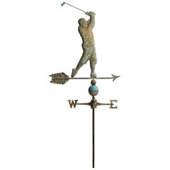 Antique Copper Weathervane, American, Early 20th Century