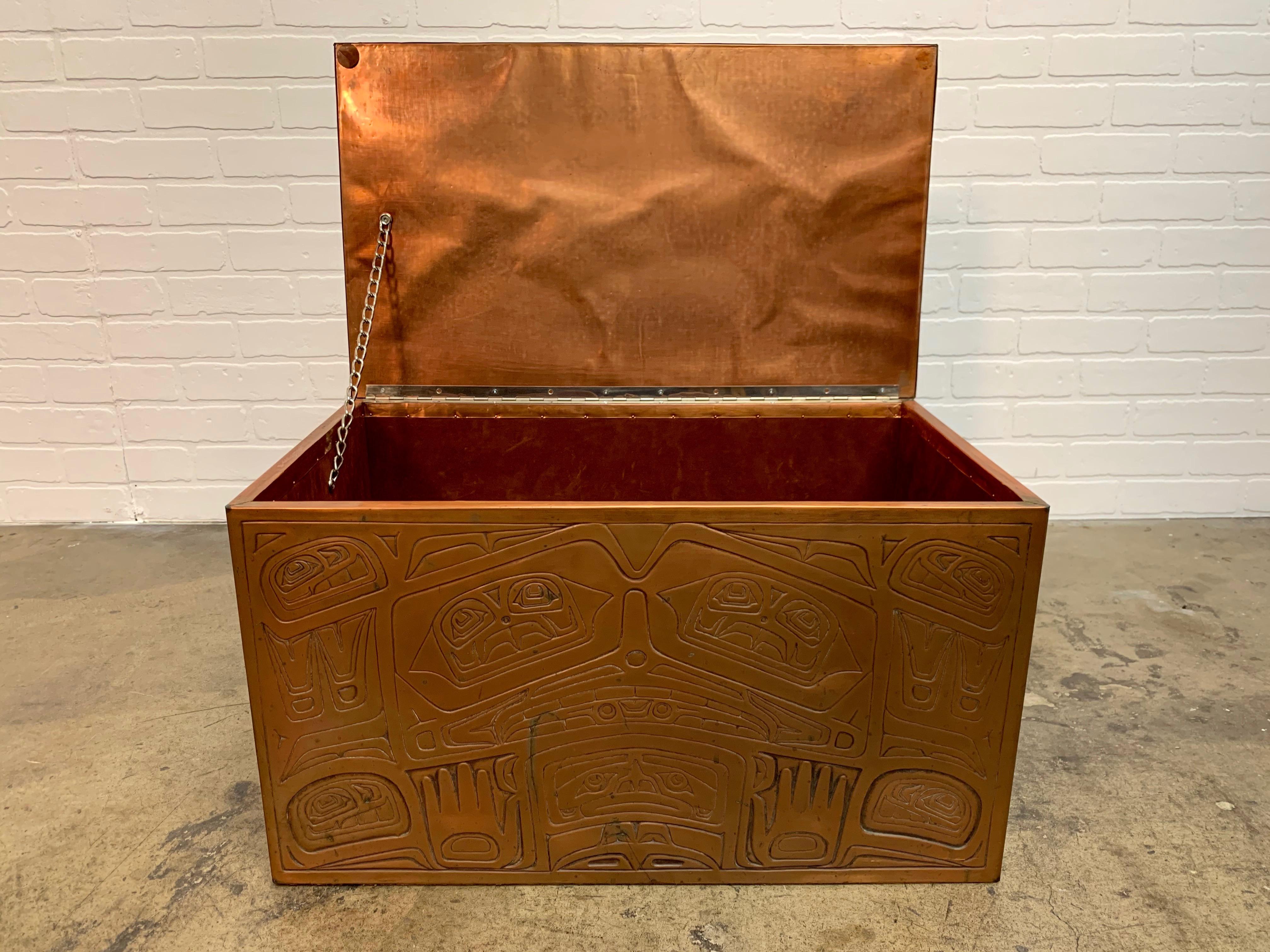 Copper Whale Chest by Northwest Coast 