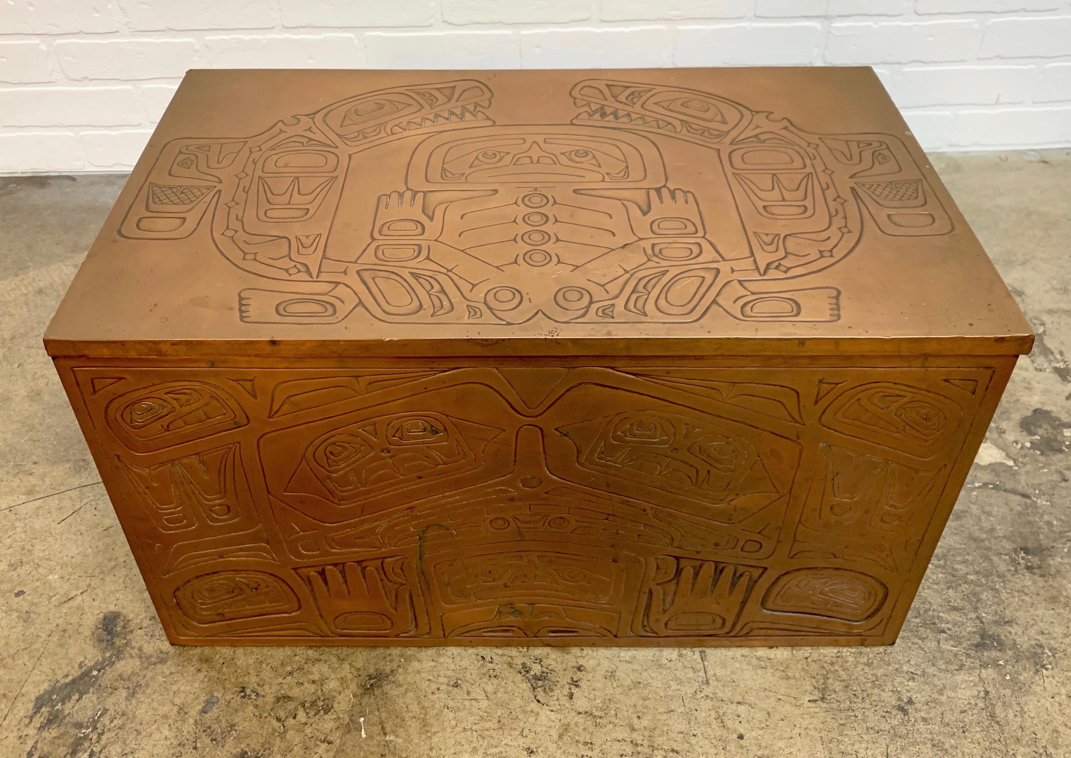 copper chest