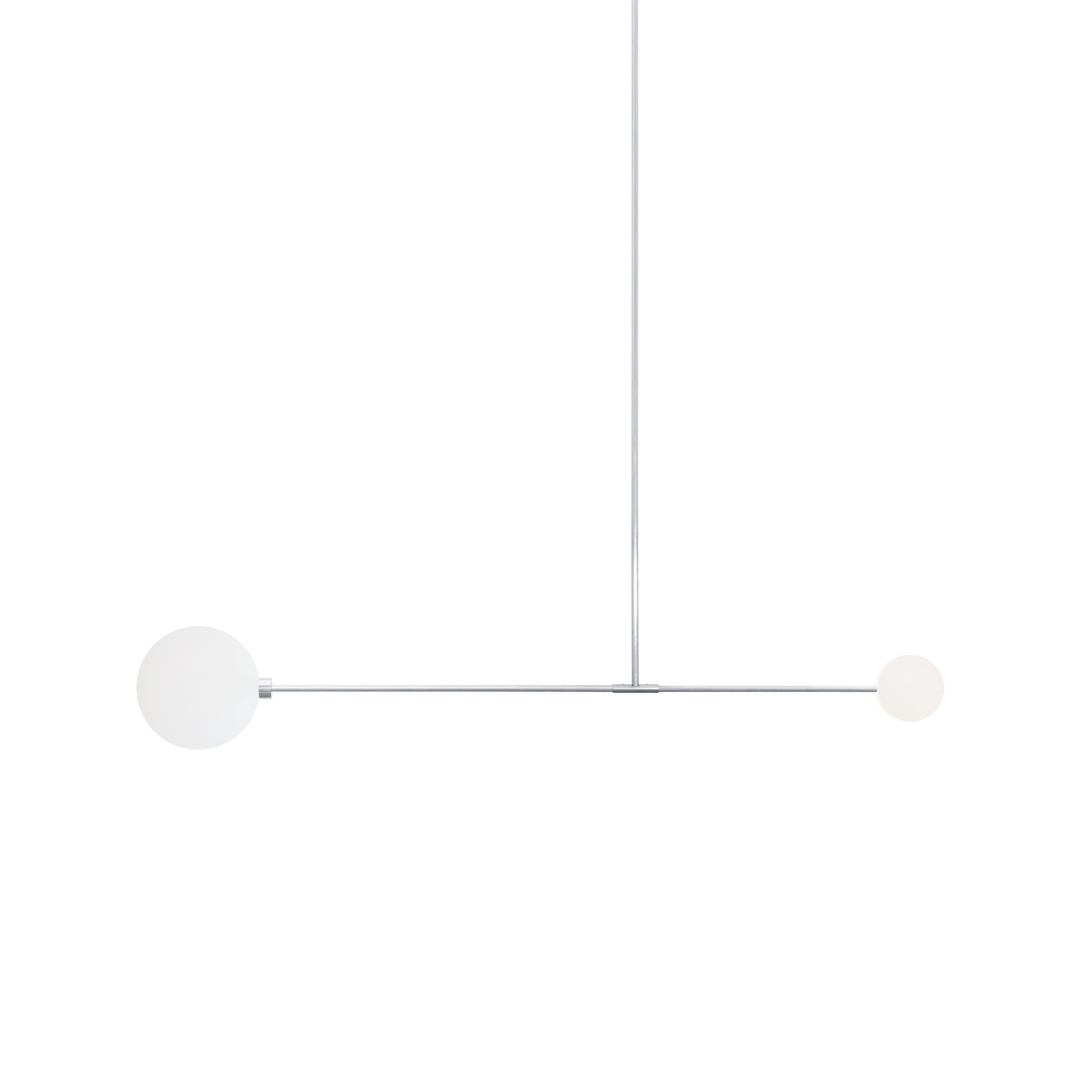 Copper/White Marble Linea Disc Light by Atris
Materials: copper, white marble, satin glass
Also available in steel and brass.
Dimensions: H 40-100 x D 140 cm

We are the preachers of honest design, and we like to emphasize the beauty of natural
