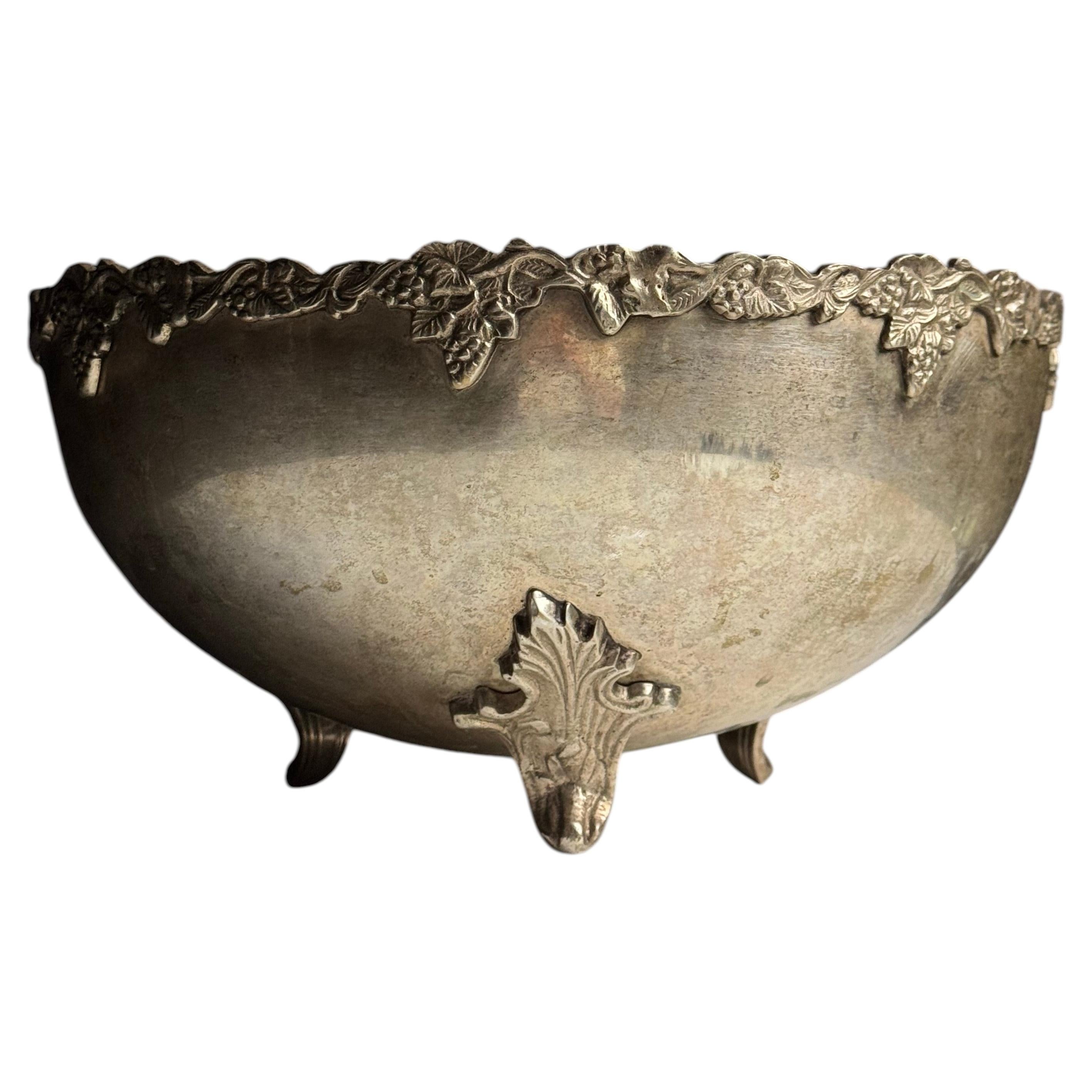 Copper Wine Cooler with grapes For Sale