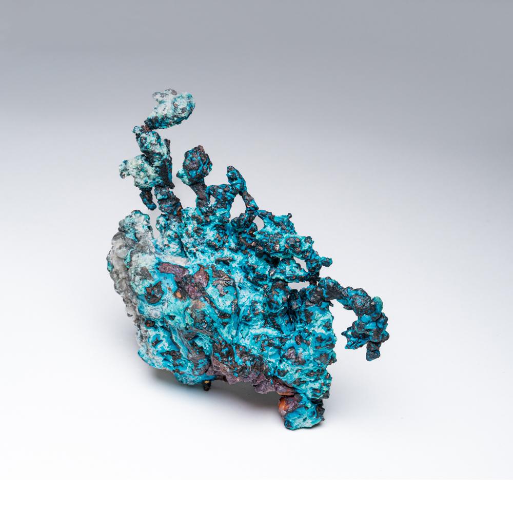 Copper with Chrysocolla from Chimney Rock Quarry, Somerset County, New Jersey For Sale 1