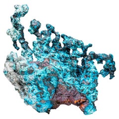 Copper with Chrysocolla from Chimney Rock Quarry, Somerset County, New Jersey