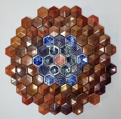 Copperfield, Relief mural en céramique unique de Heini Riitahuhta, 2017