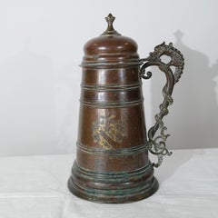 Copperjug in the forn nordic viking style made 1908 by B Beskow